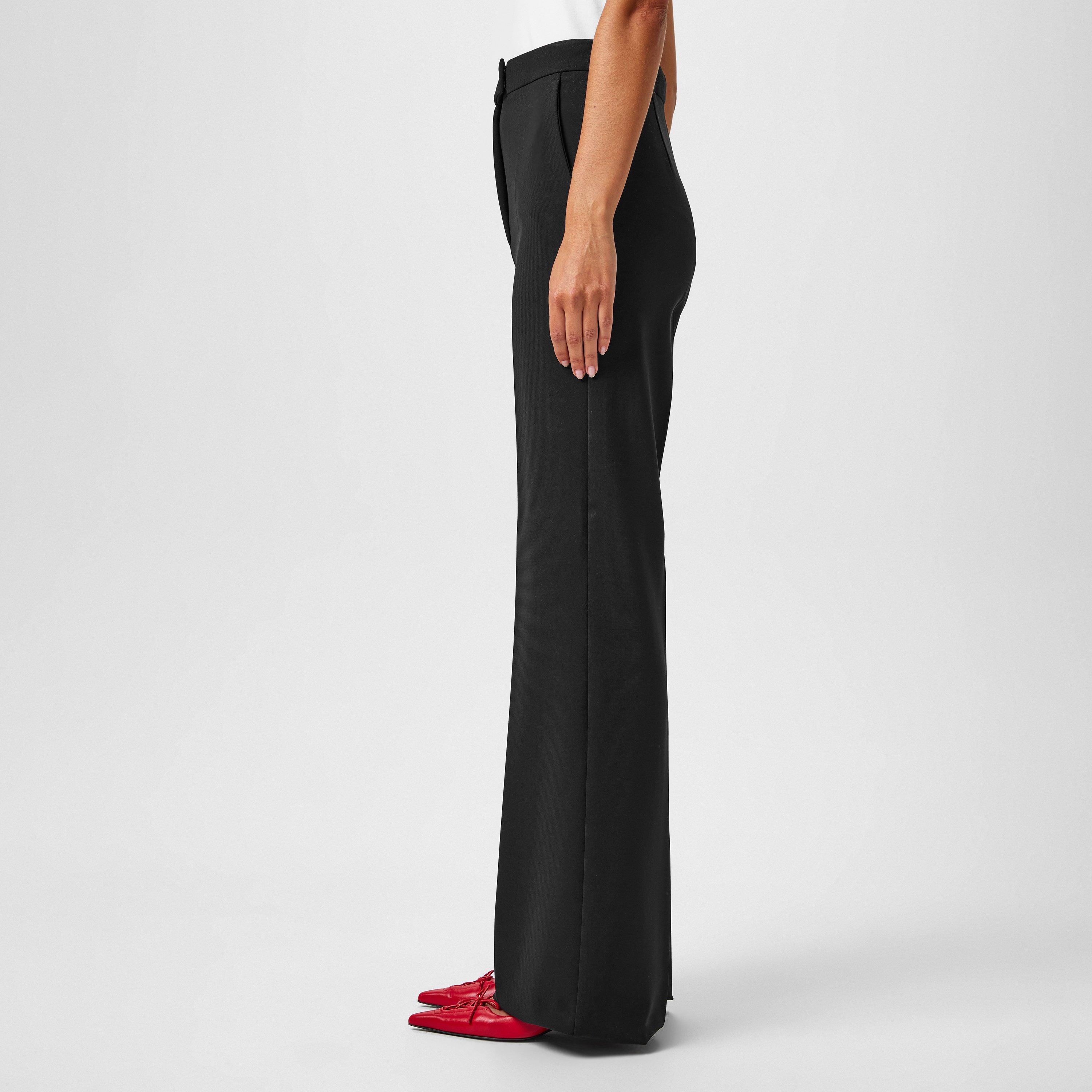 Black - Max Mara - Norcia Straight Trousers - 2