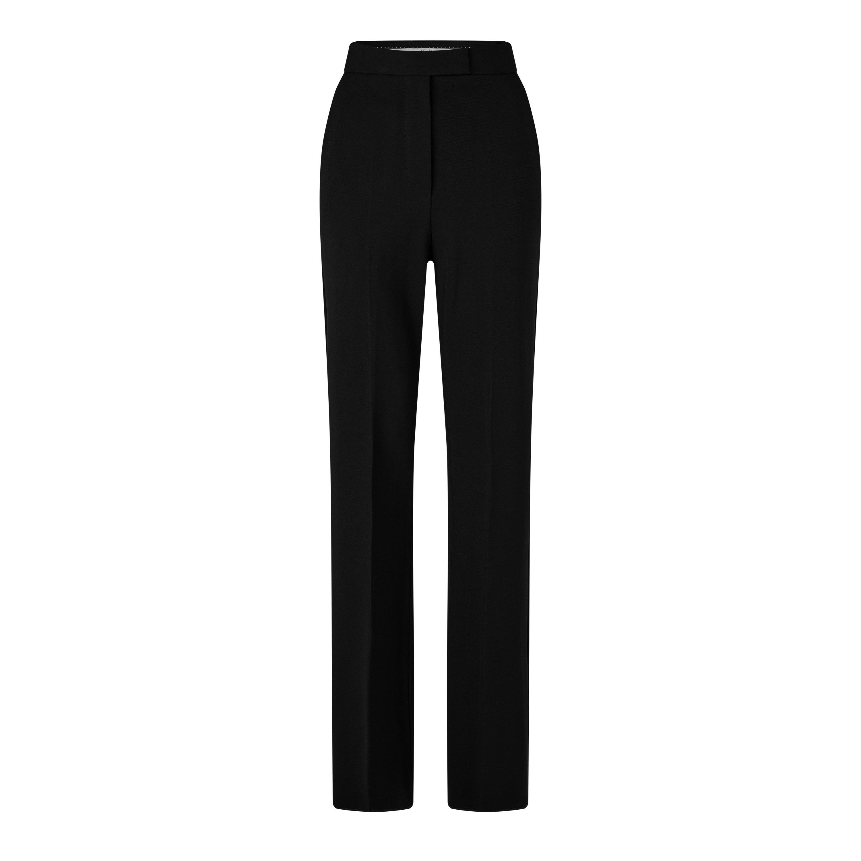 Black - Max Mara - Norcia Straight Trousers - 5