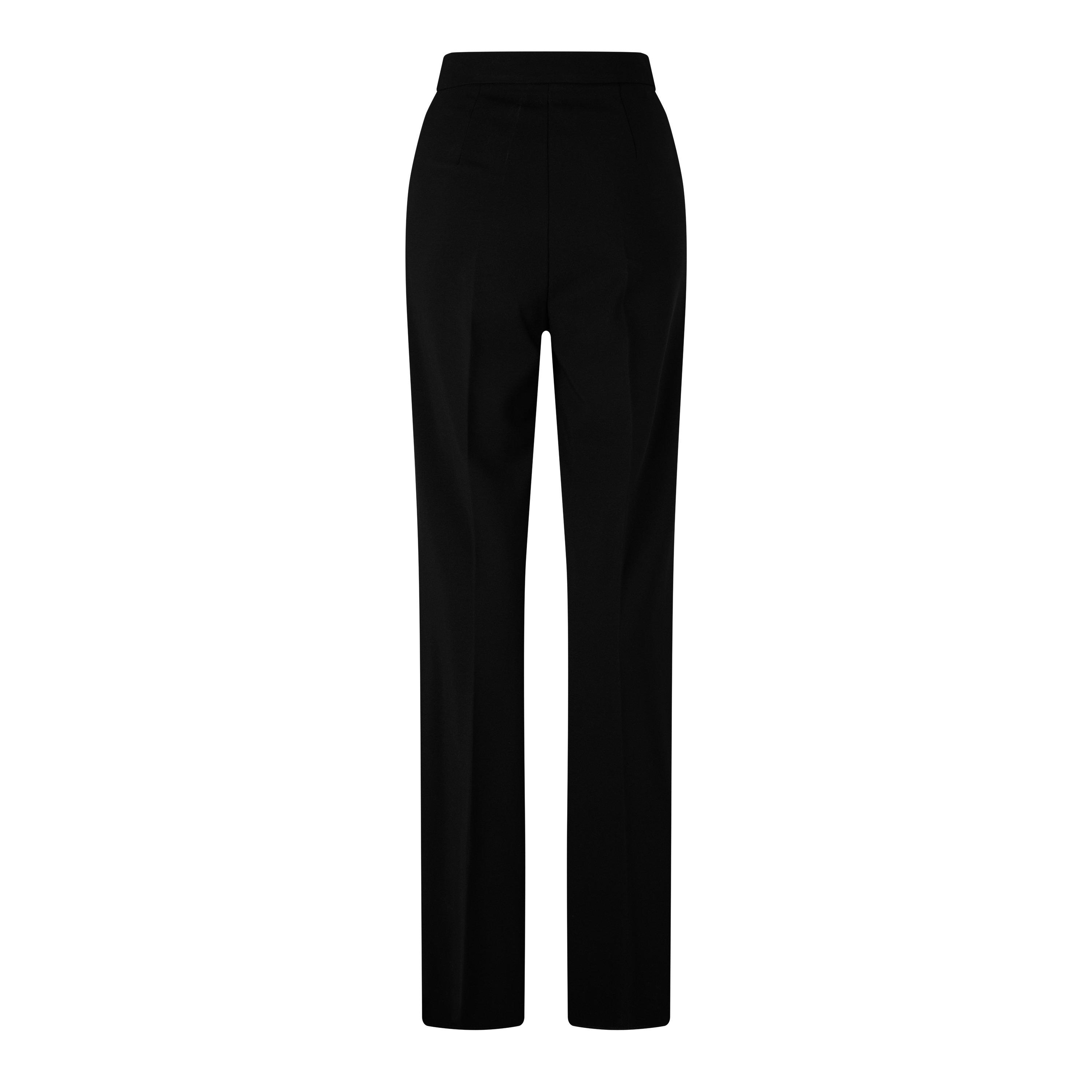 Black - Max Mara - Norcia Straight Trousers - 6