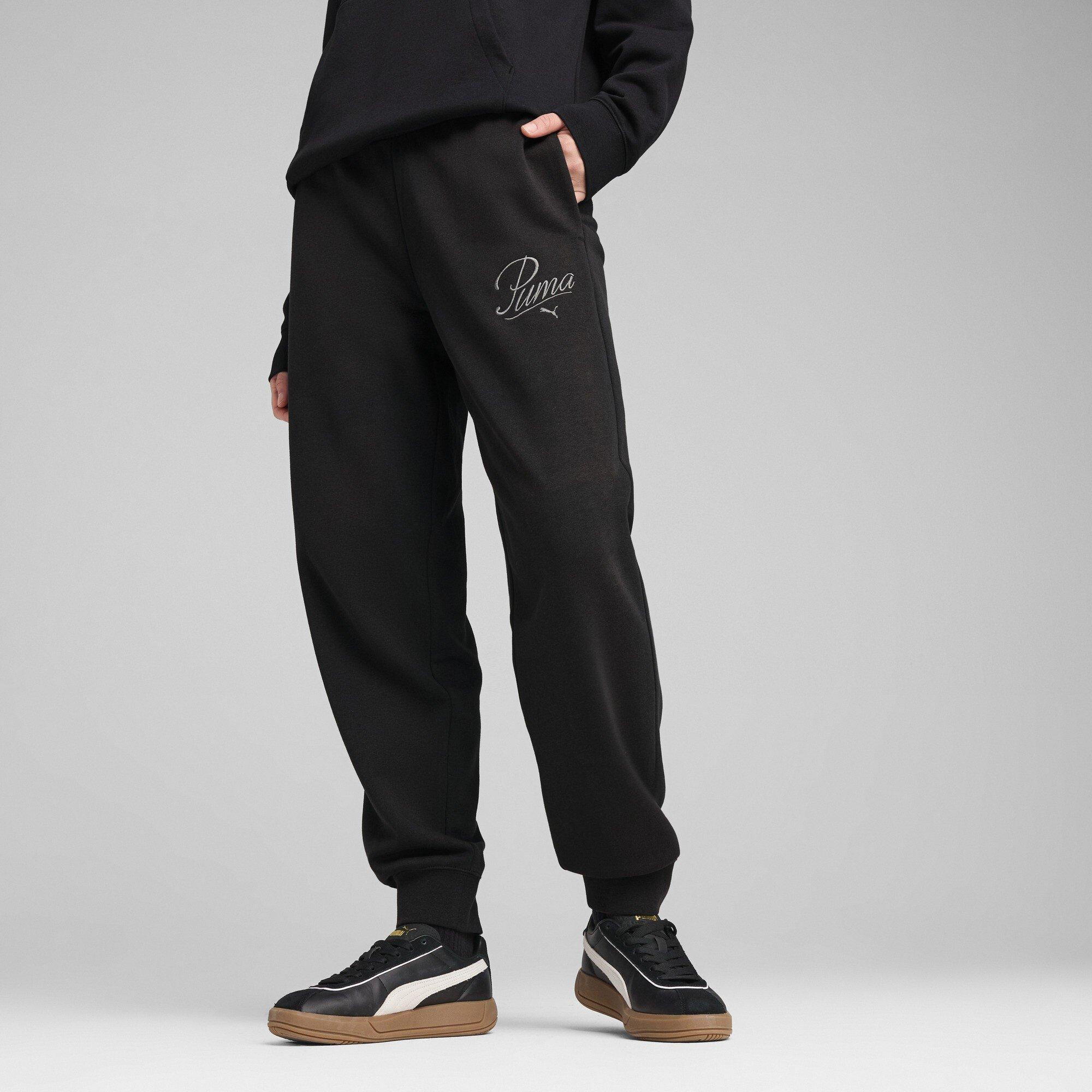Puma Black - Puma - Puma Ess Script Comfort Sweatpants Tr Cl Joggers Womens - 3