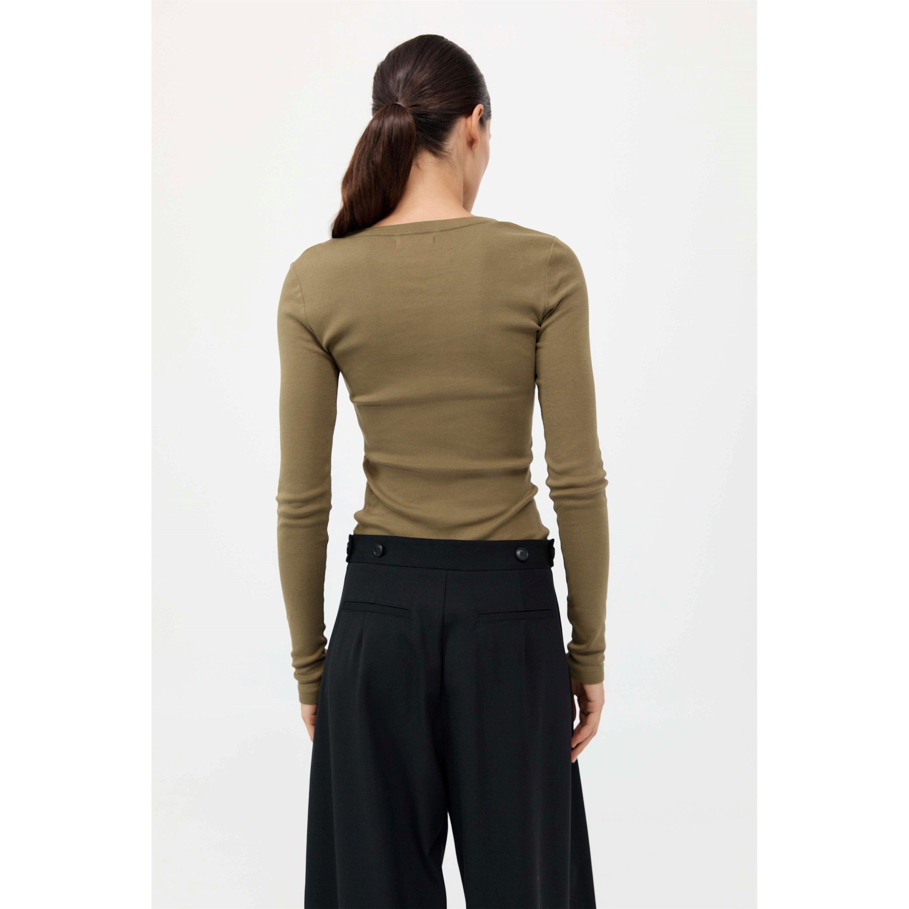 Black - St. Agni - Women's Pleat High Rise Wide Leg Trousers - 3
