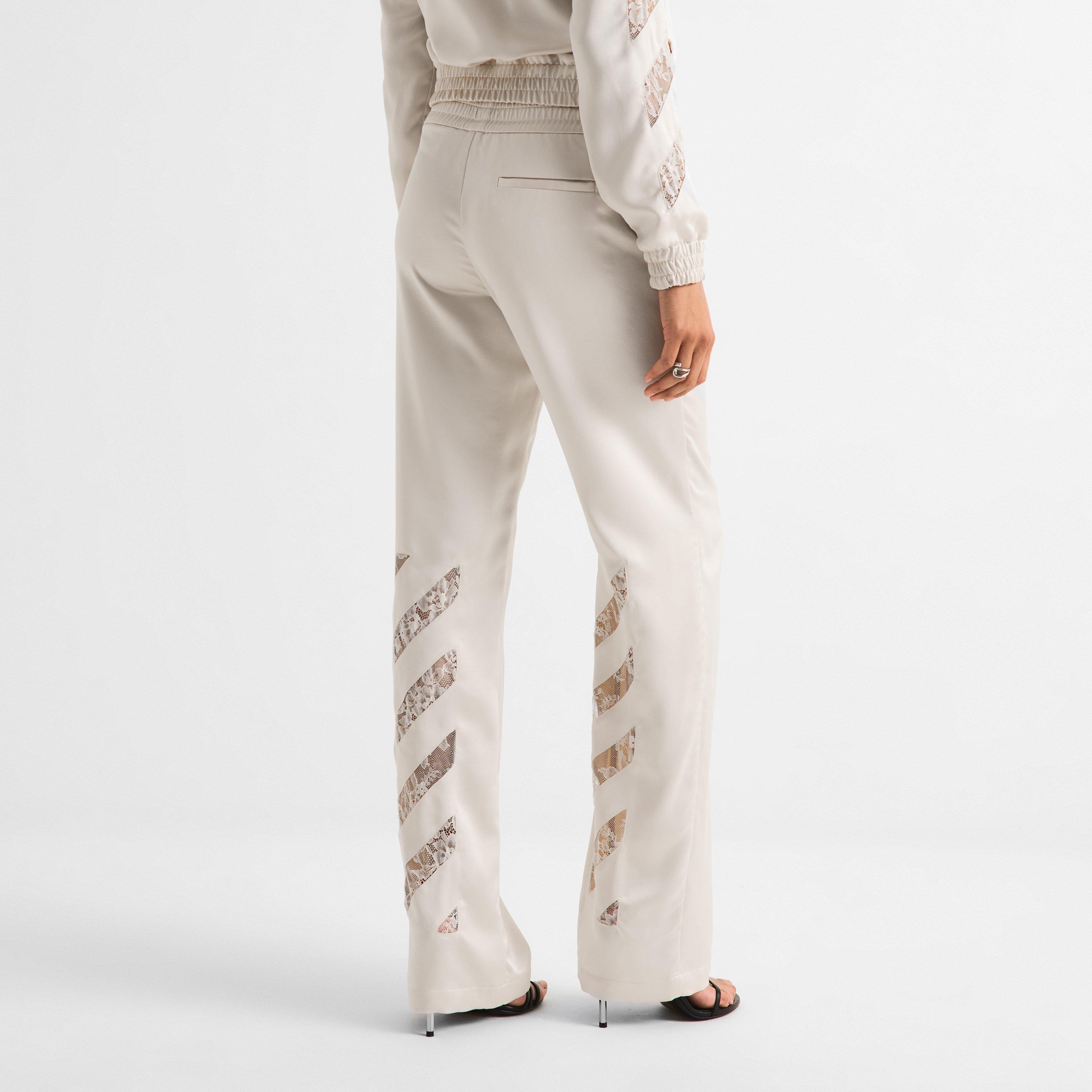 Cream - Off White - Off Diag Trk Trs Ld63 - 4