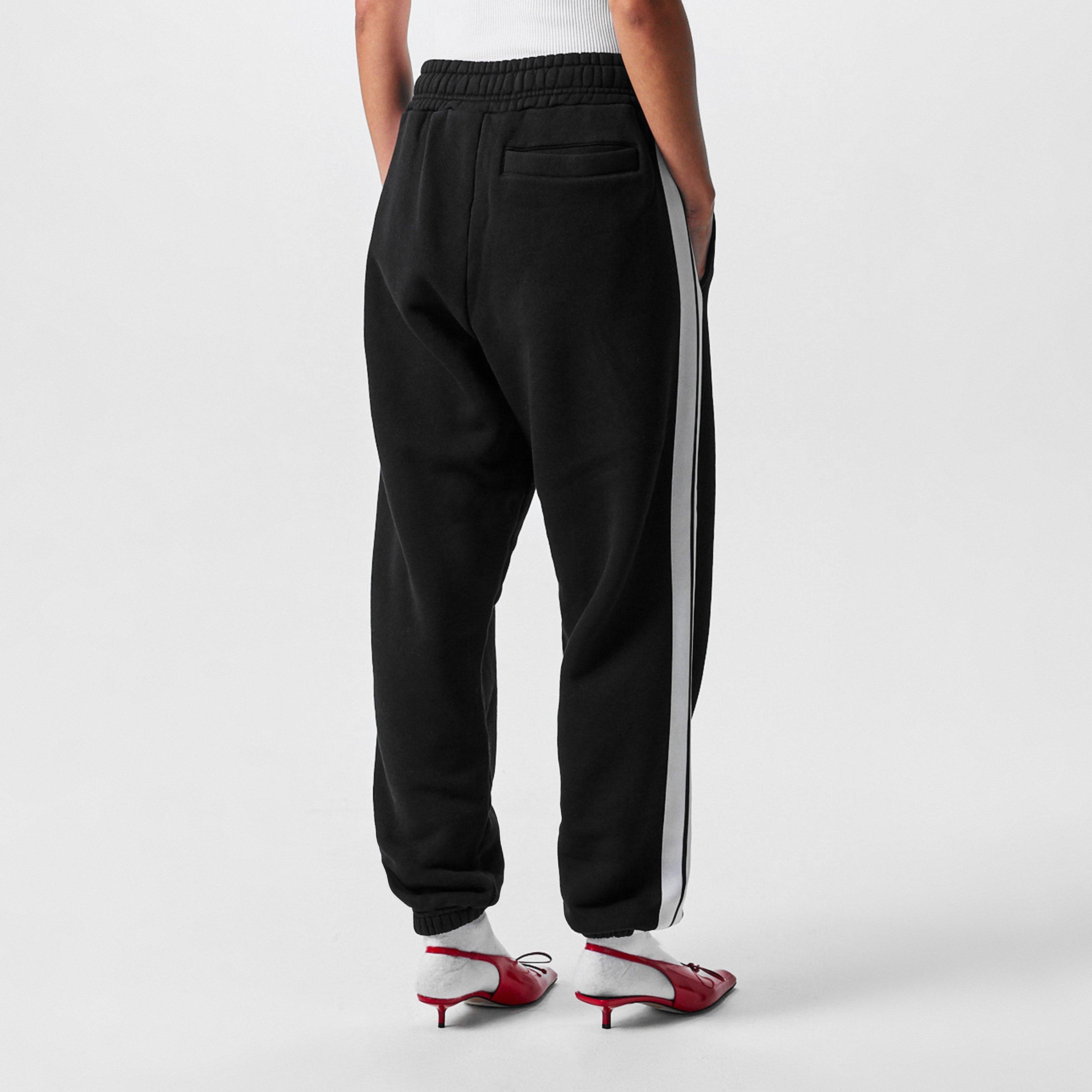 Black/White - Palm Angels - Classic Logo Tracksuit Bottoms - 4