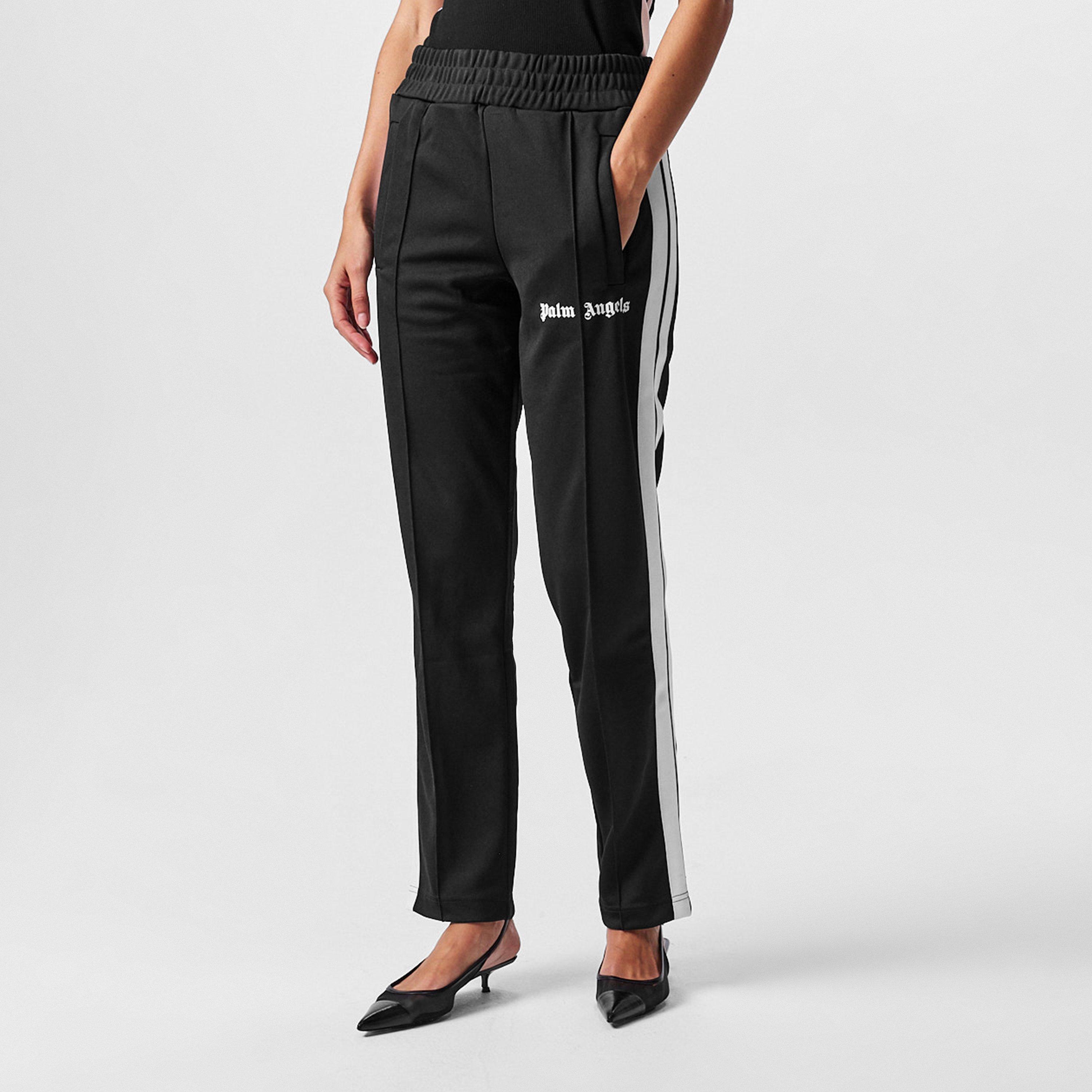 Black/White - Palm Angels - Classic Track Pants - 3