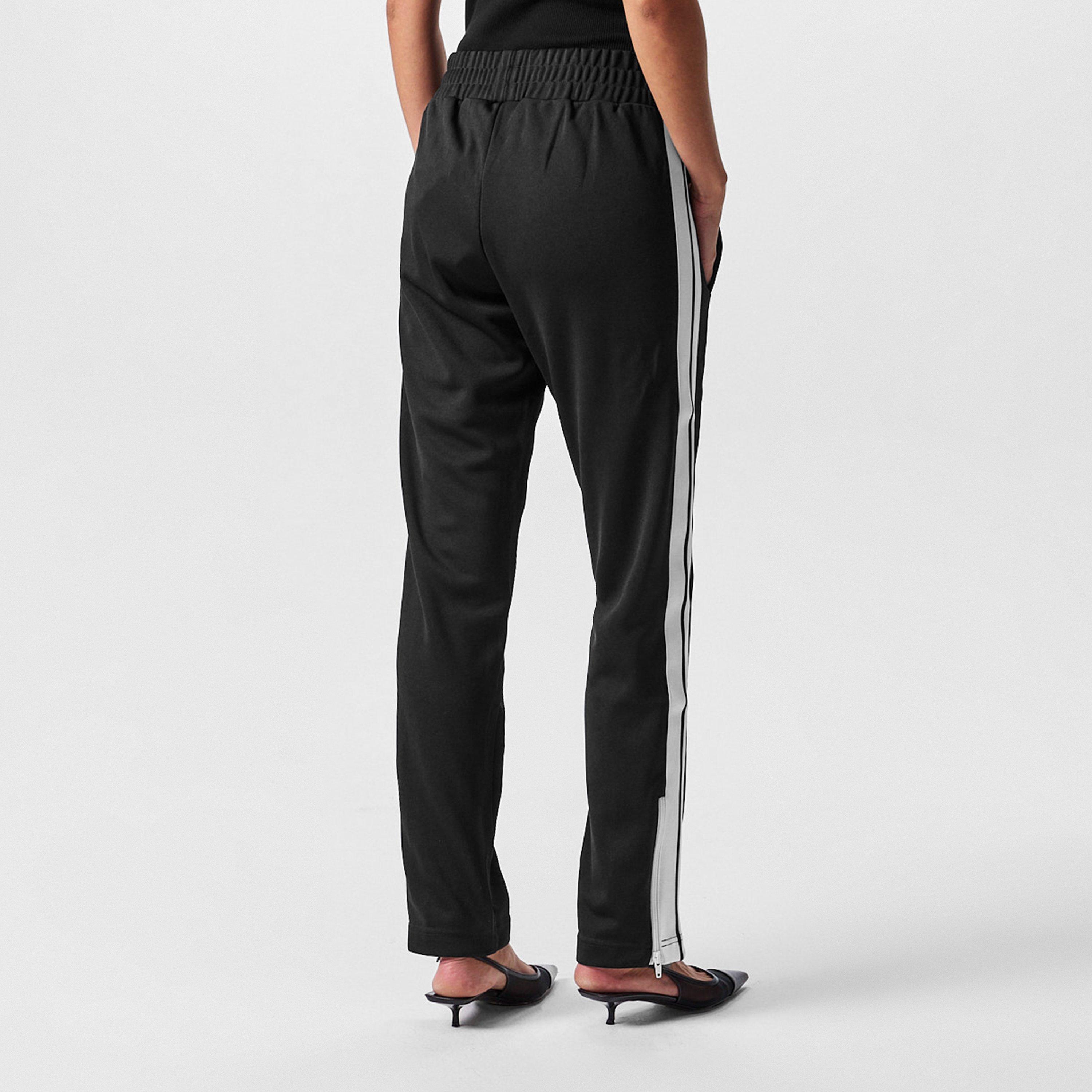 Black/White - Palm Angels - Classic Track Pants - 4