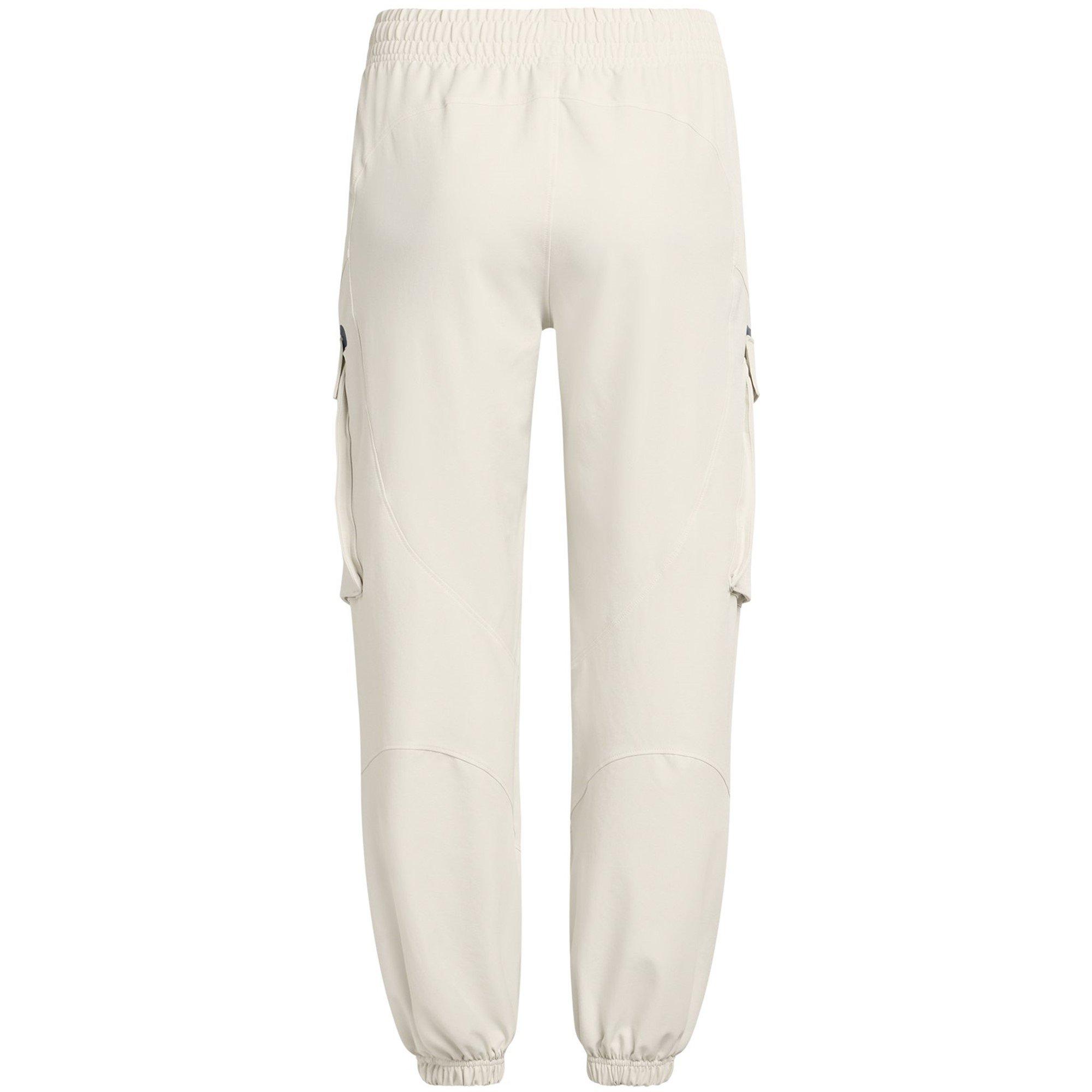 White - Under Armour - Women's Unstoppable Closed Hem Jersey Joggers - 2