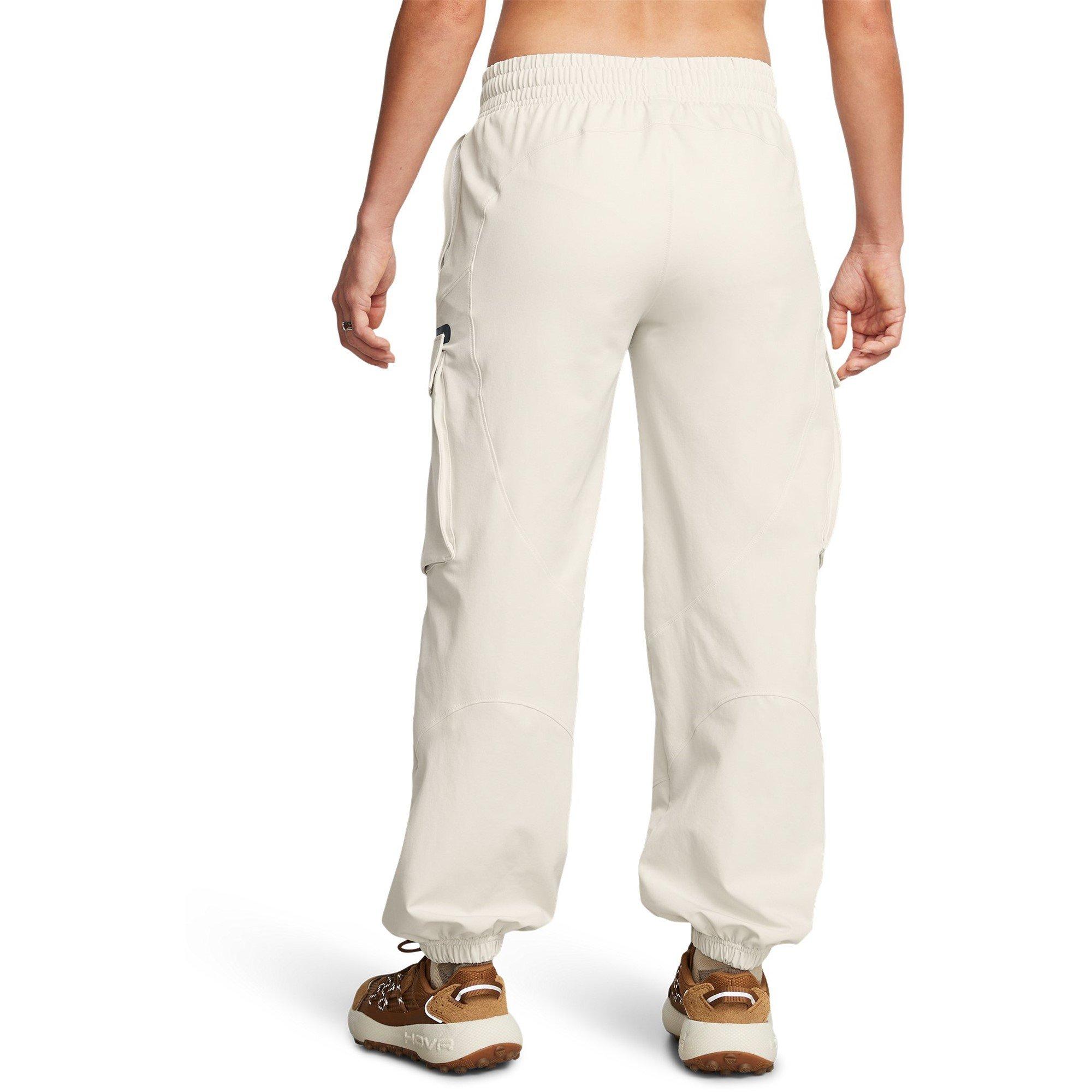 White - Under Armour - Women's Unstoppable Closed Hem Jersey Joggers - 4