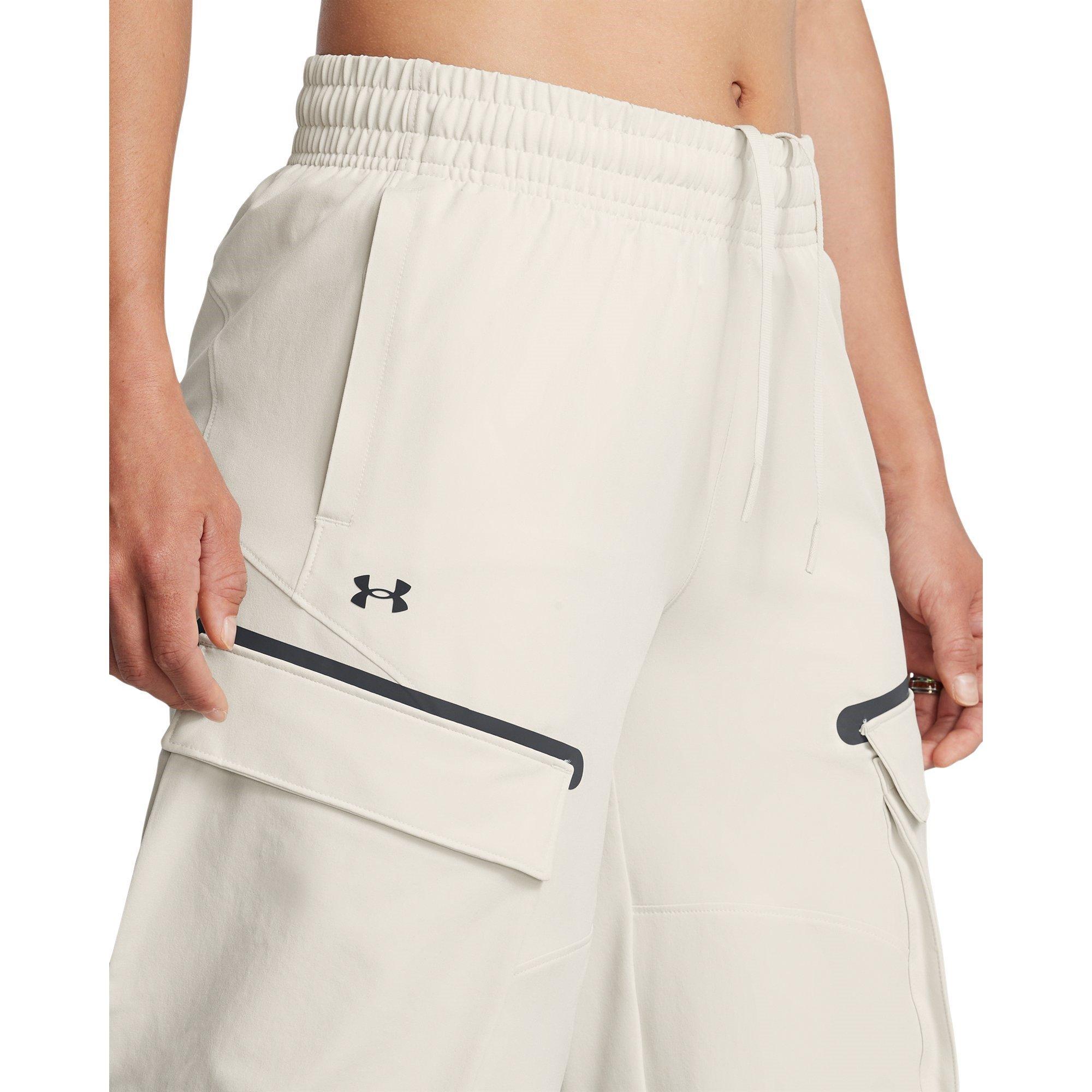 White - Under Armour - Women's Unstoppable Closed Hem Jersey Joggers - 5