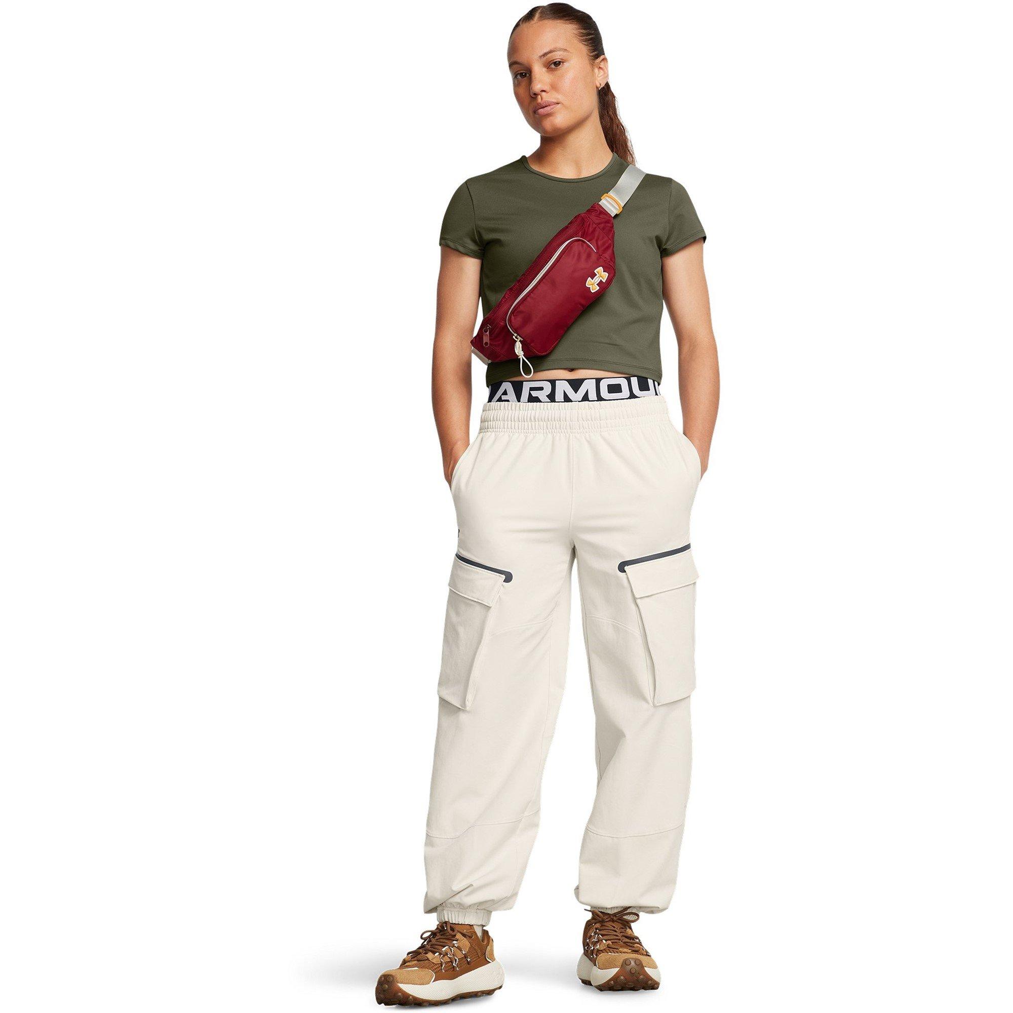 White - Under Armour - Women's Unstoppable Closed Hem Jersey Joggers - 6