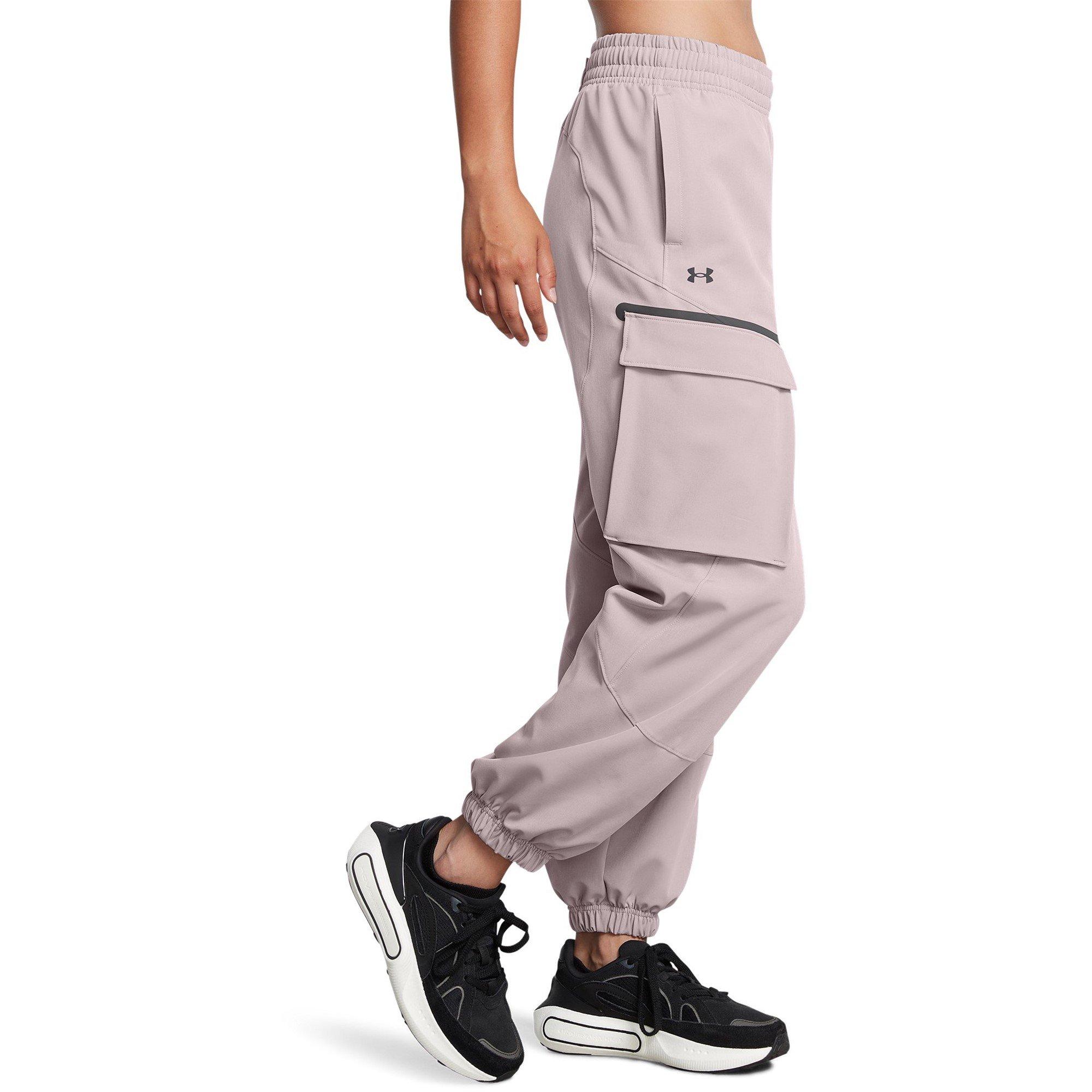 Gris - Under Armour - Women's Unstoppable Closed Hem Jersey Joggers - 3