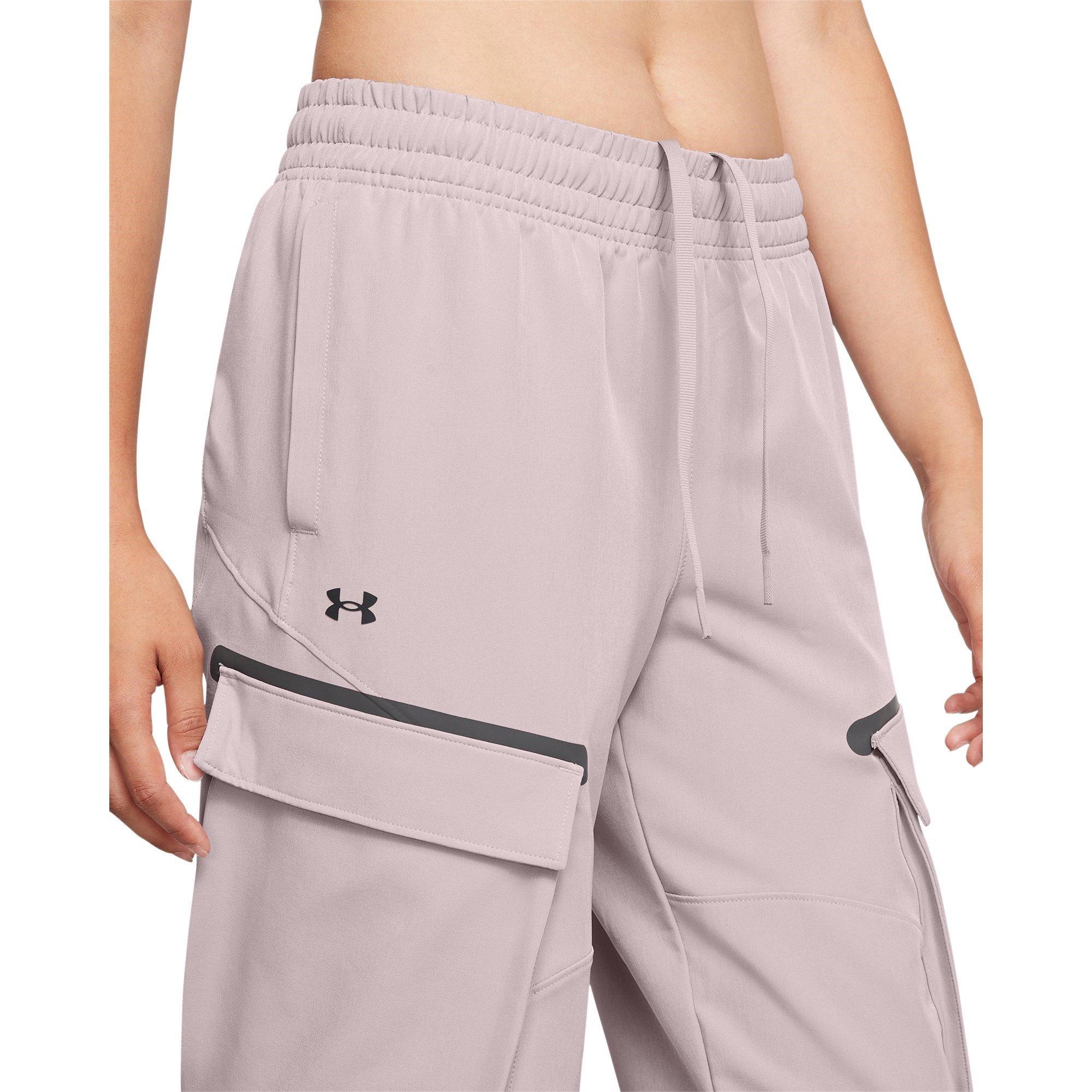 Gris - Under Armour - Women's Unstoppable Closed Hem Jersey Joggers - 5