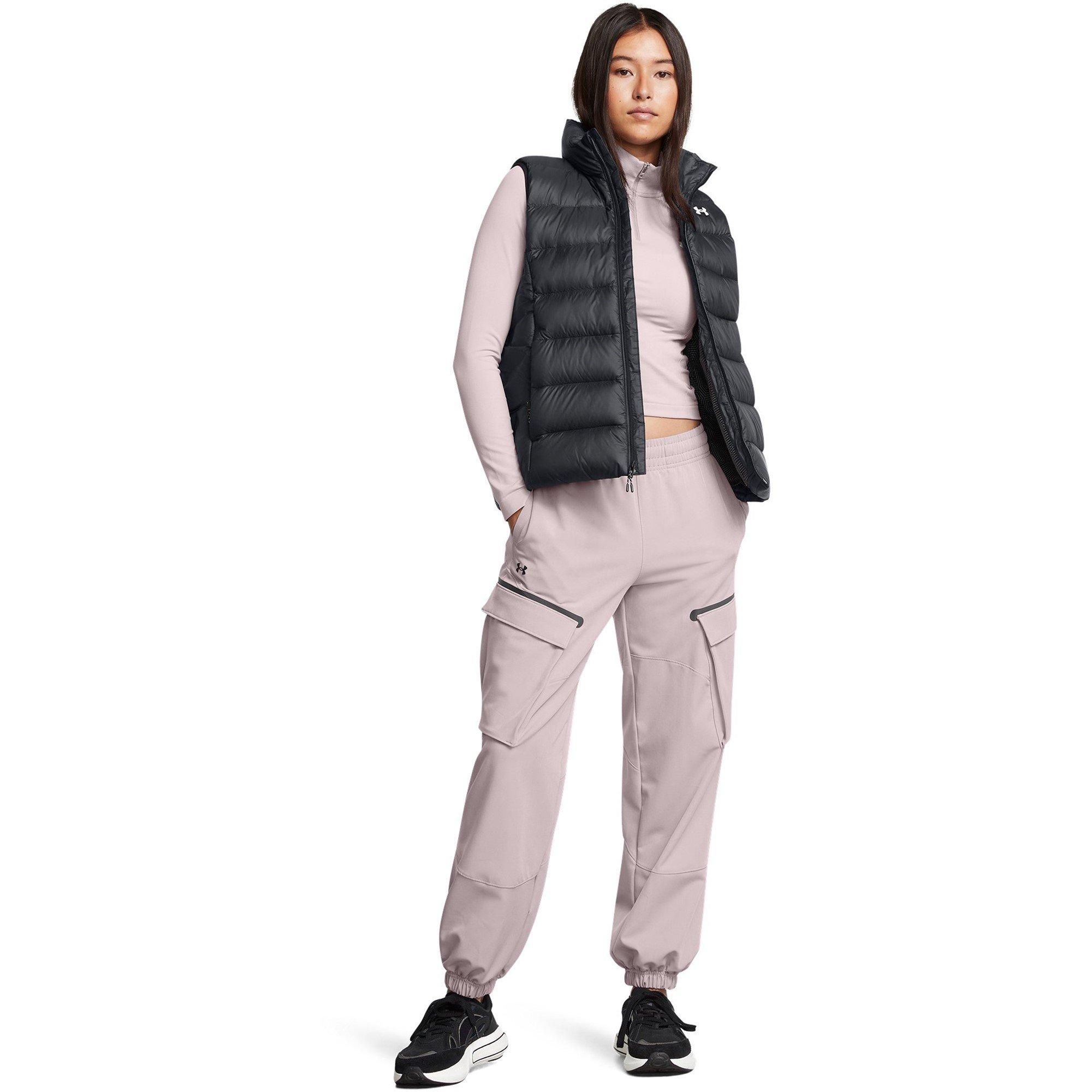 Gris - Under Armour - Women's Unstoppable Closed Hem Jersey Joggers - 6