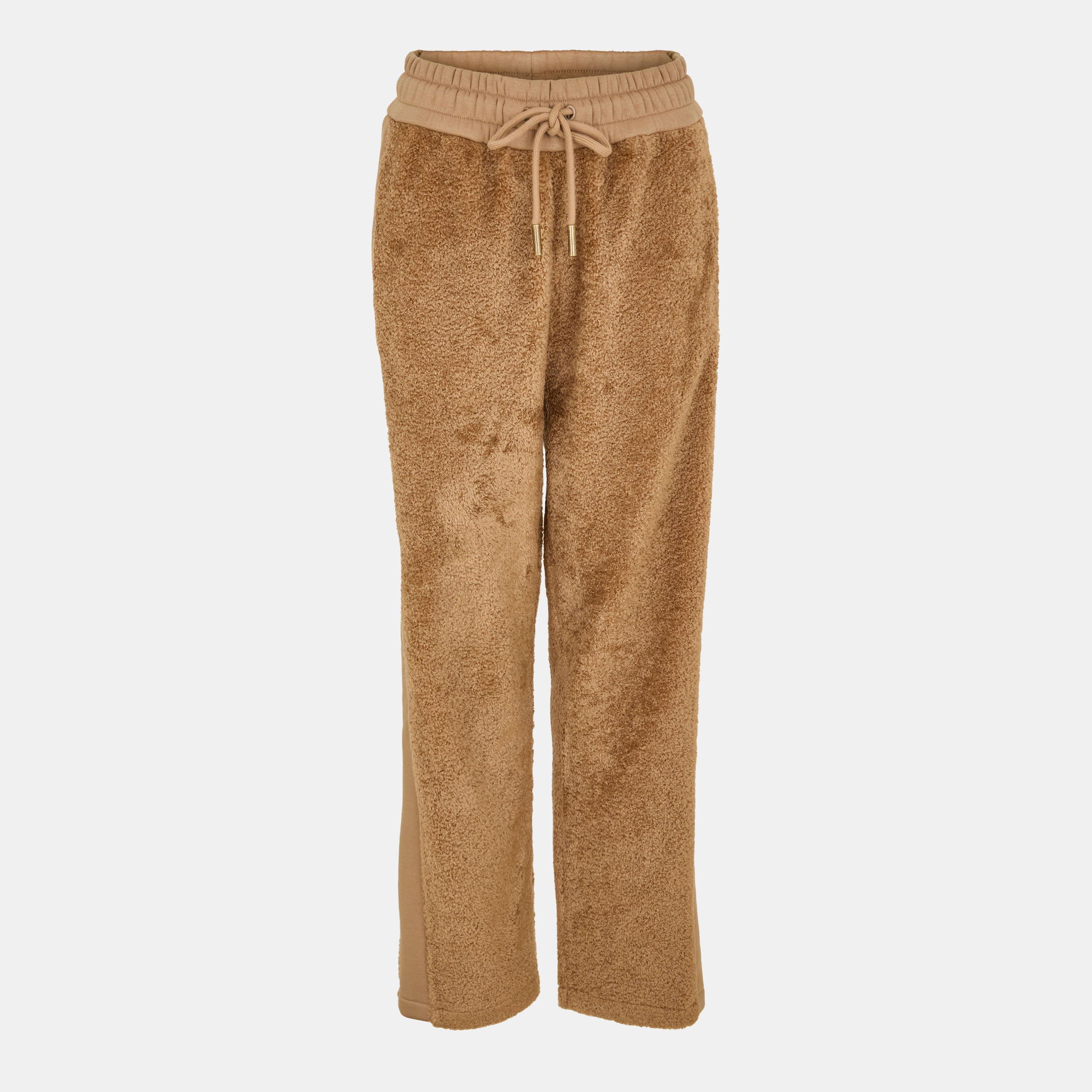 Beige 26C - Moncler - Women's Open Hem Fleece Relaxed Fit Joggers - 1