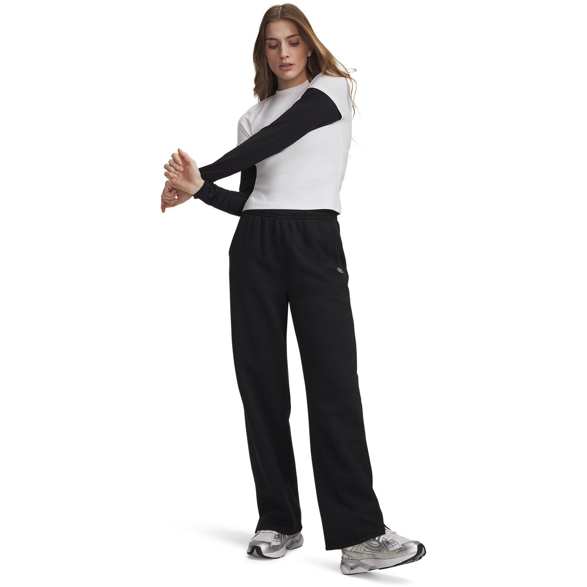 Noir Ultime - Under Armour - Women's Rival Fleece Straight Joggers - 3
