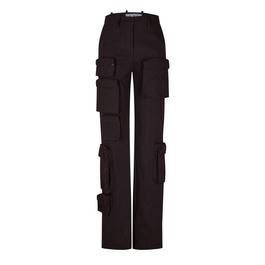 Off White Women's  Multi Pocket Cargo Trousers with Cargo Pockets