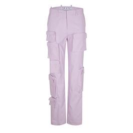 Off White Multi Pocket Cargo Trousers