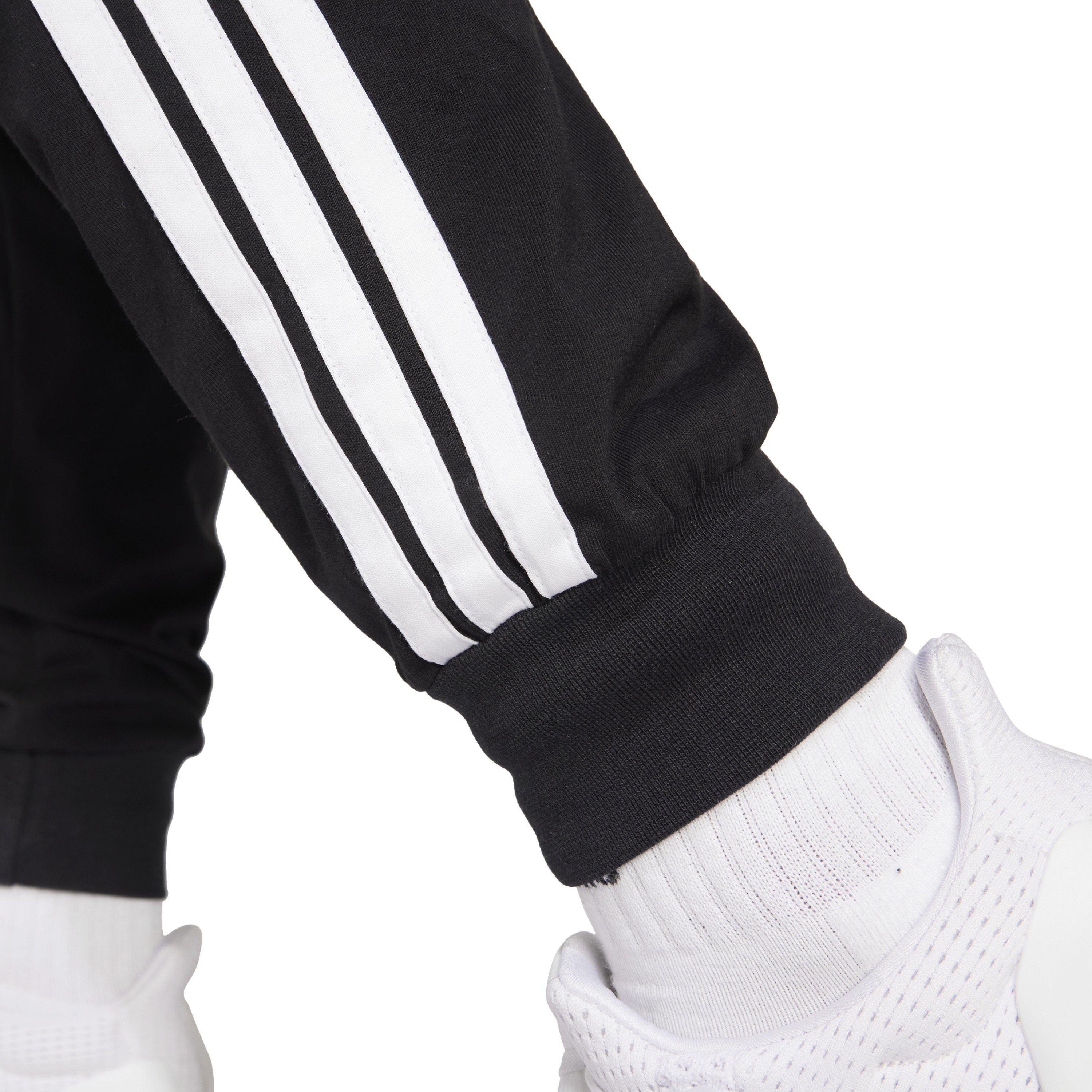 Black/White - adidas - Women's Closed Hem Jersey Joggers - 5