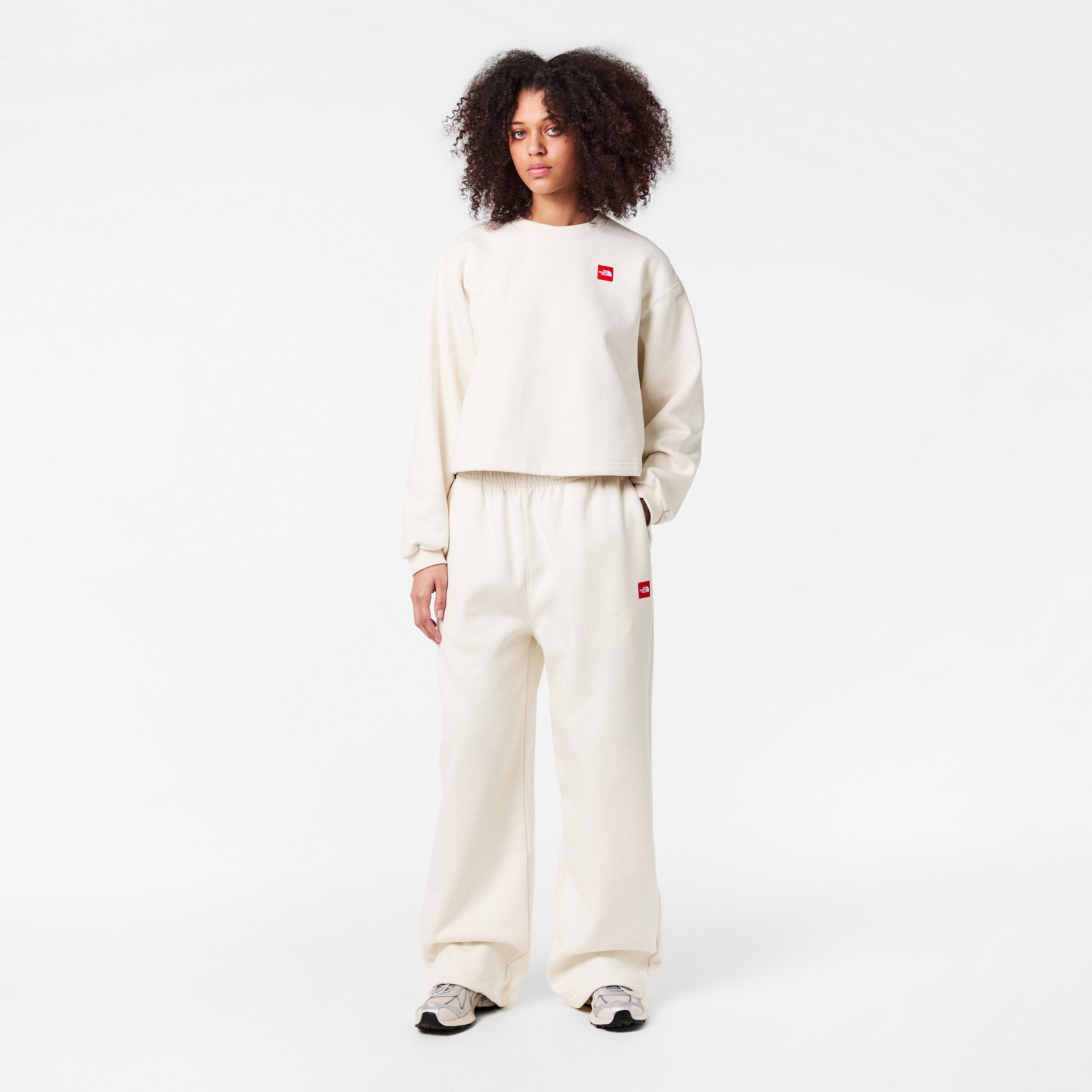 White Dune - The North Face - Women's Closed Cuff Fleece Joggers - 6