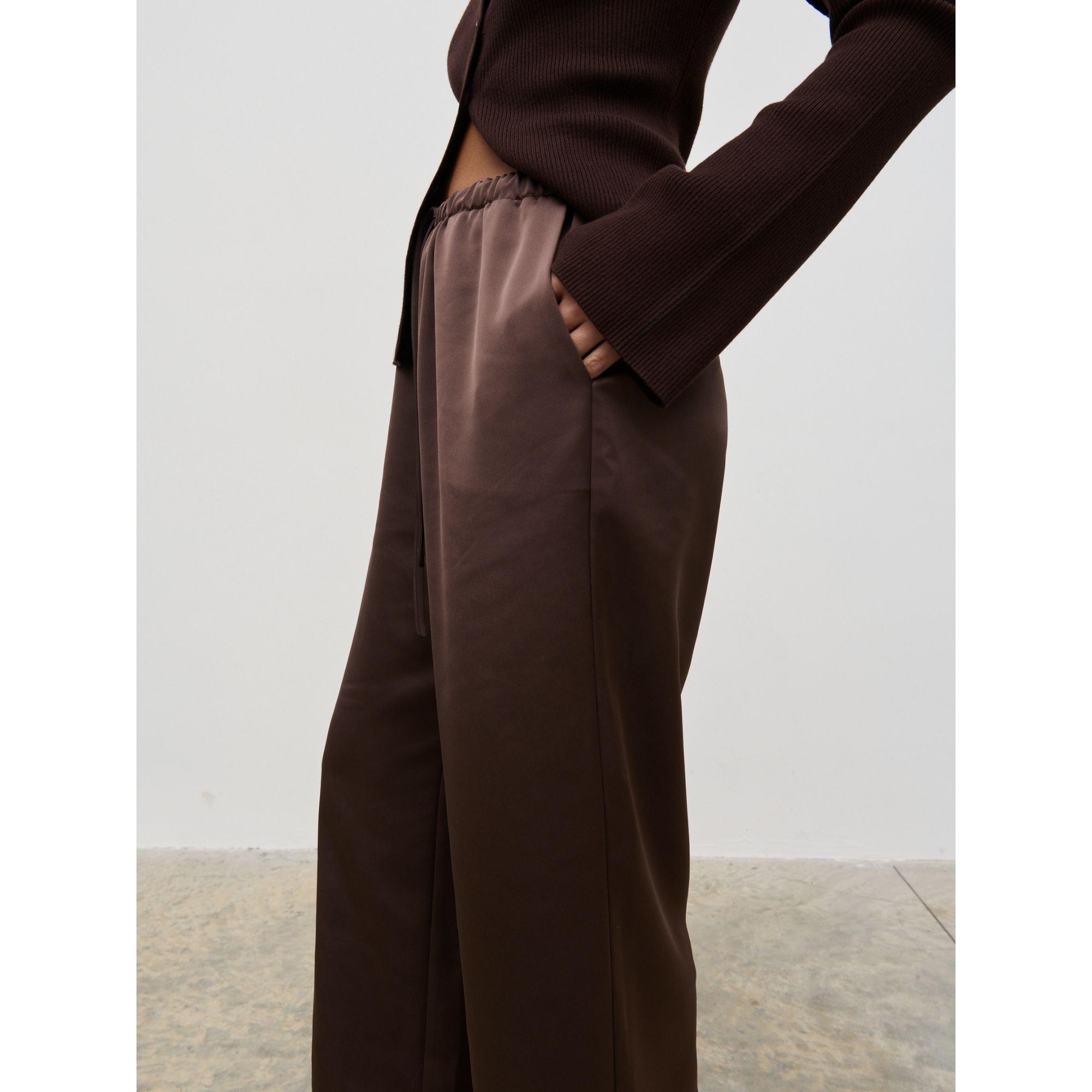 Chocolate Brown - Pretty Lavish - P.Lavish Breya Satin Ld64 - 3