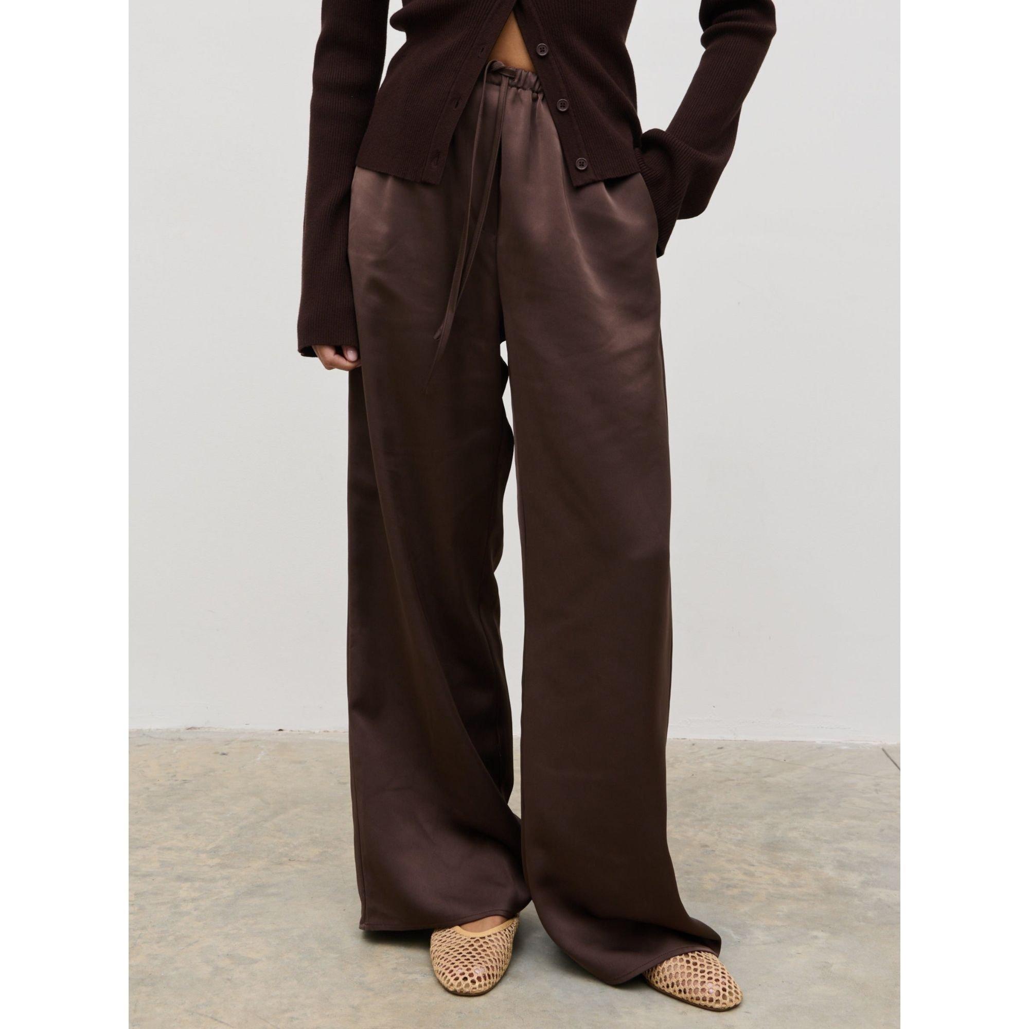Chocolate Brown - Pretty Lavish - P.Lavish Breya Satin Ld64 - 6