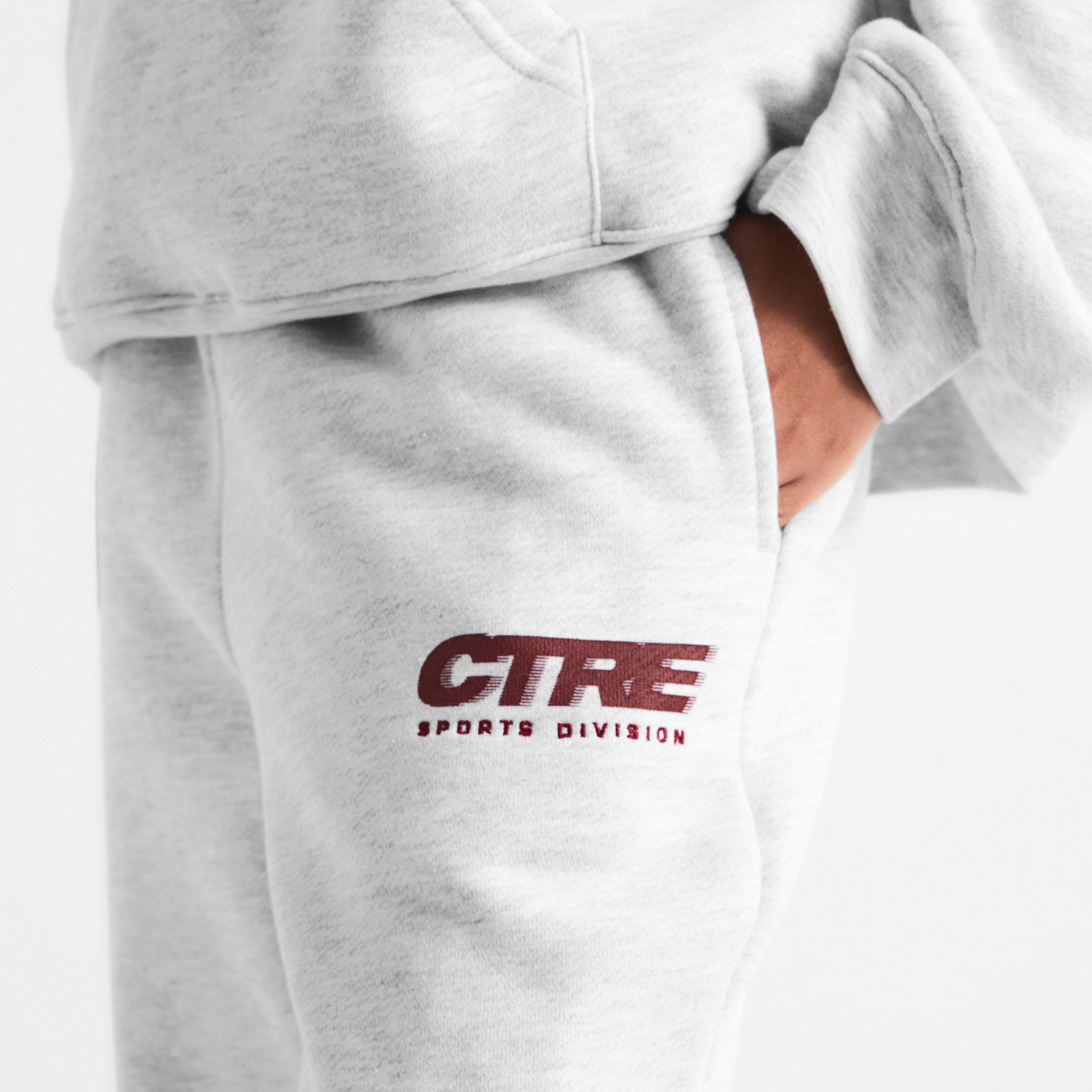 Grey - The Couture Club - Women's CTRE Open-Hem Cotton Straight-Leg Joggers - 5