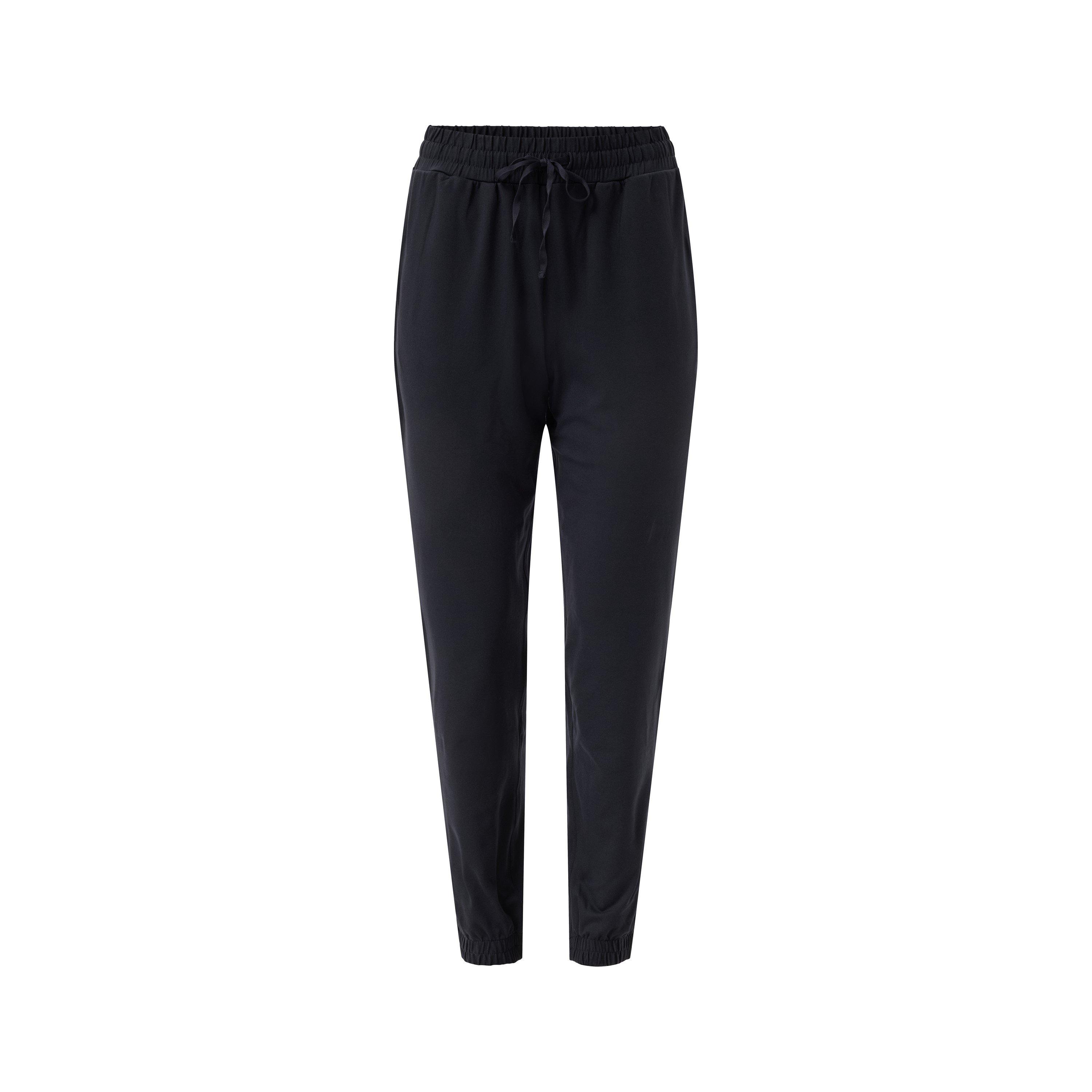 Black - Girlfriend Collective - Women's Reset Open Hem Fleece Joggers - 1