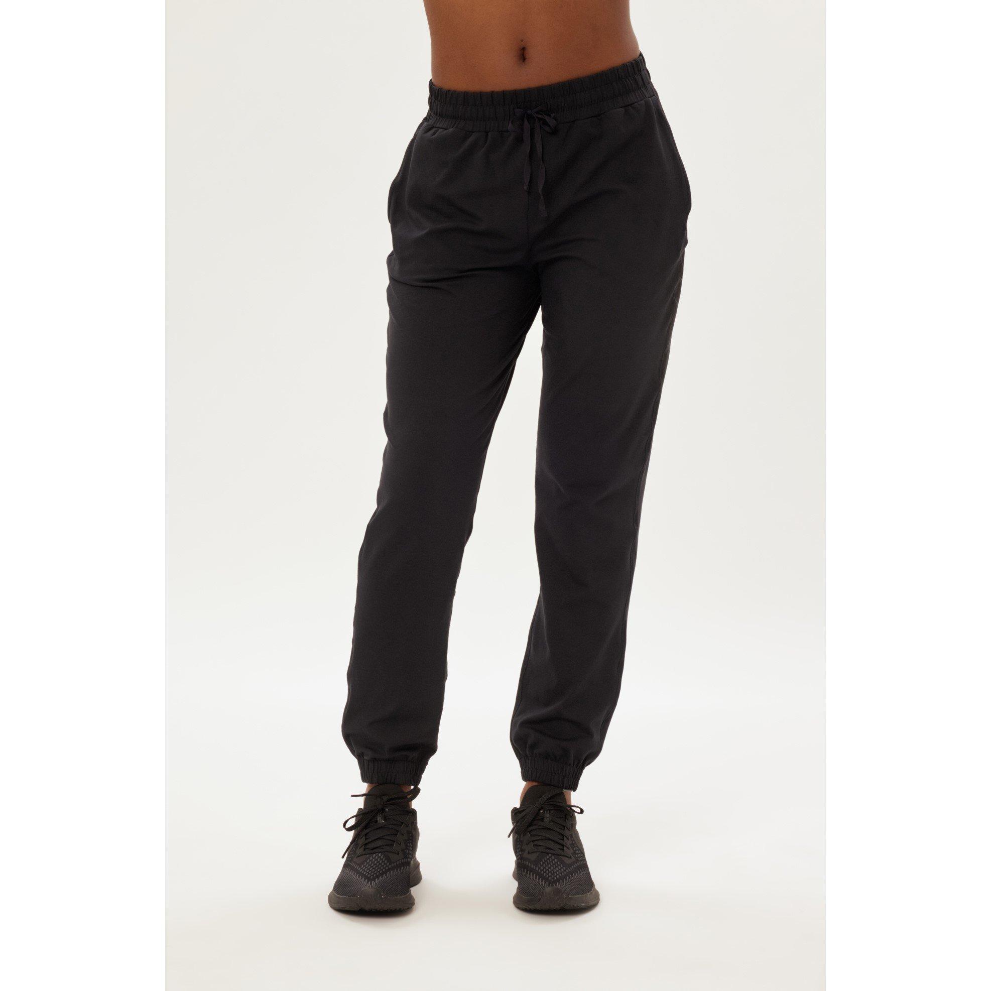 Schwarz - Girlfriend Collective - Women's Reset Open Hem Fleece Joggers - 3