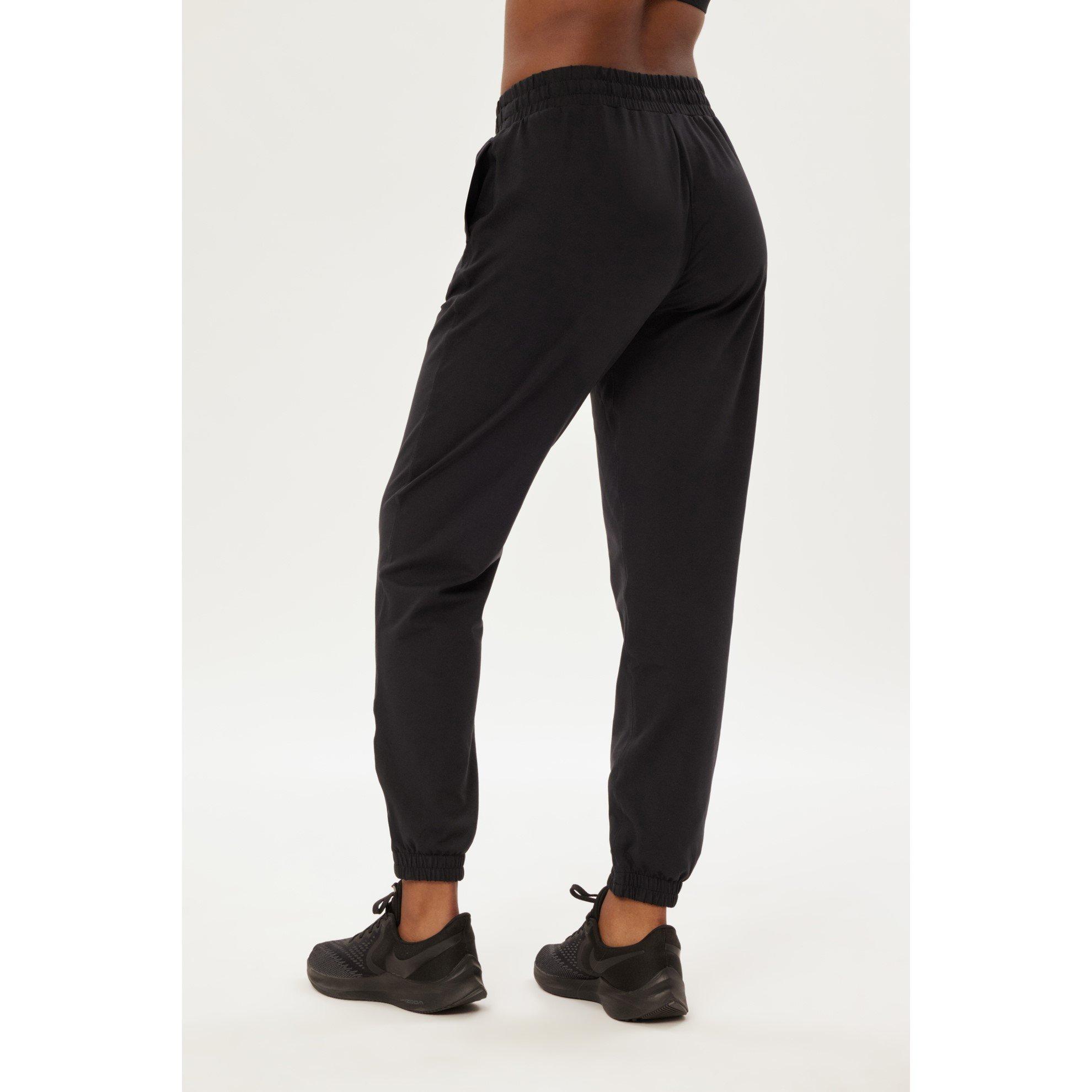 Schwarz - Girlfriend Collective - Women's Reset Open Hem Fleece Joggers - 4