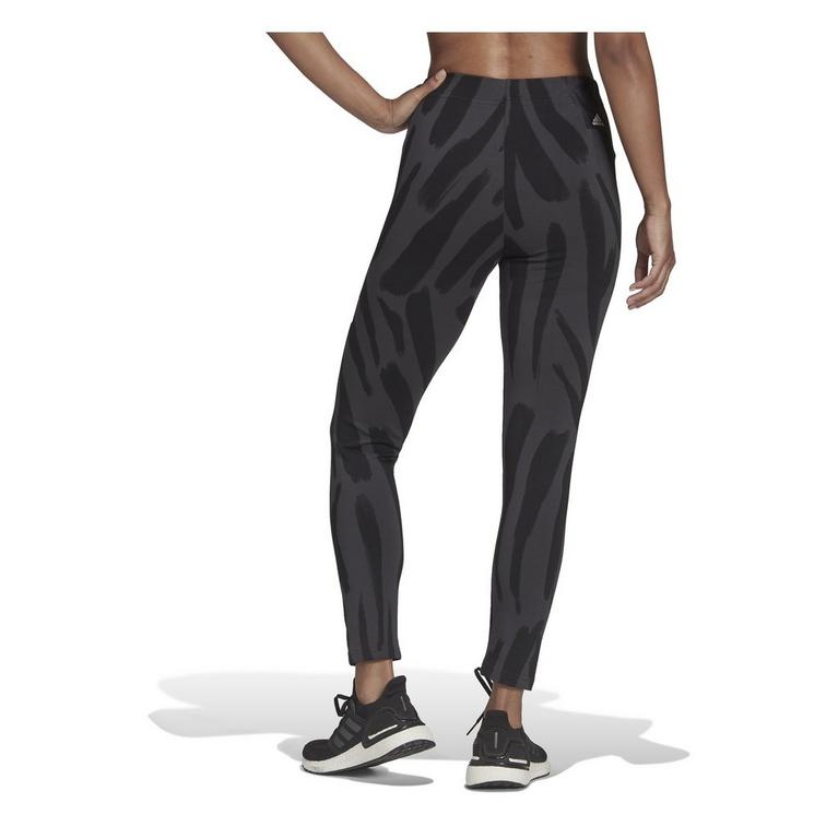 Carbone/Noir - adidas - Future Icons Feel Fierce Graphic Leggings Womens - 2