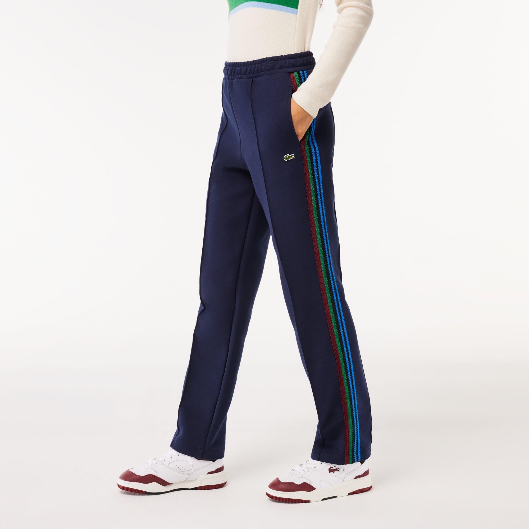 Navy Blue - Lacoste - Women's Closed Hem Woven Joggers - 1