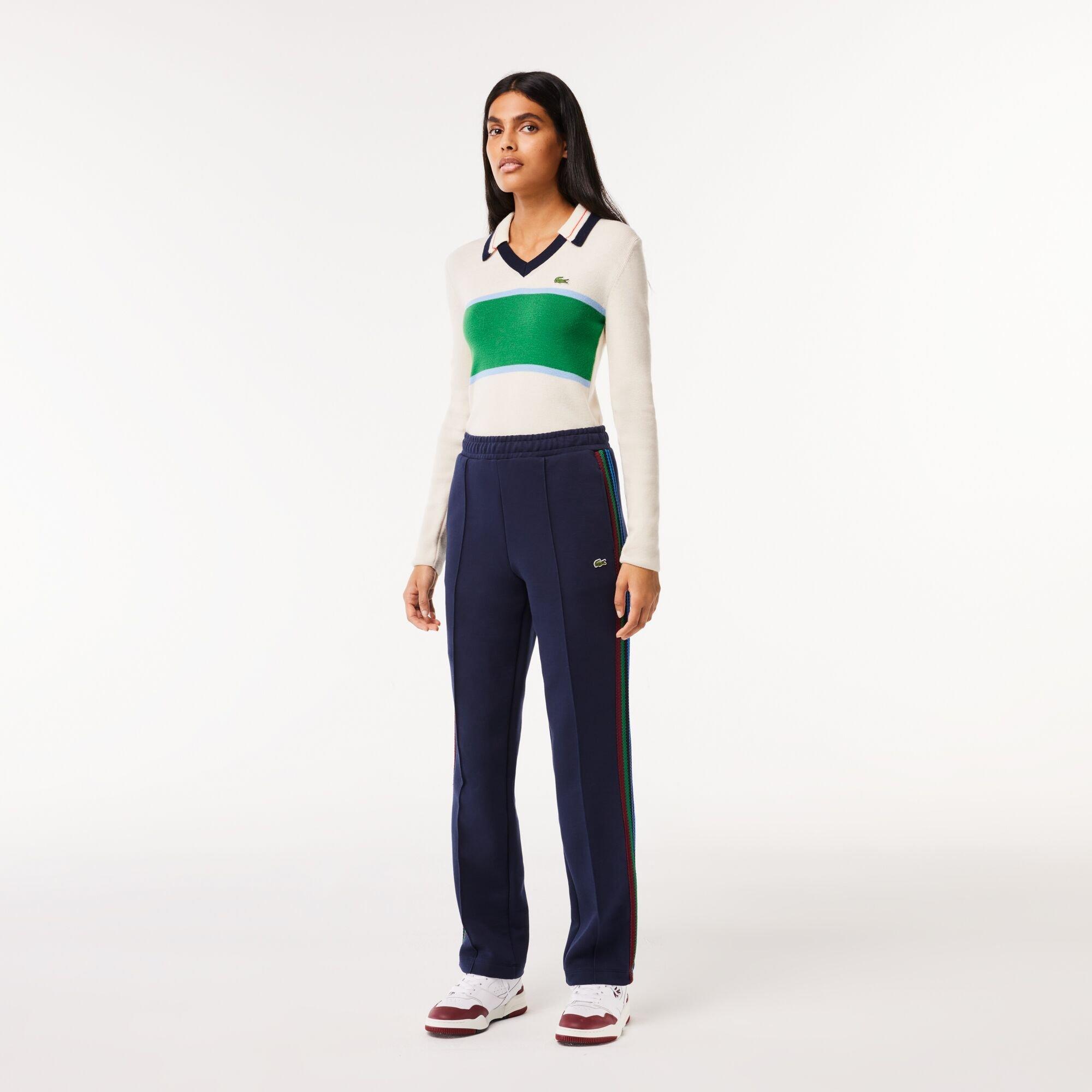 Navy Blue - Lacoste - Women's Closed Hem Woven Joggers - 2