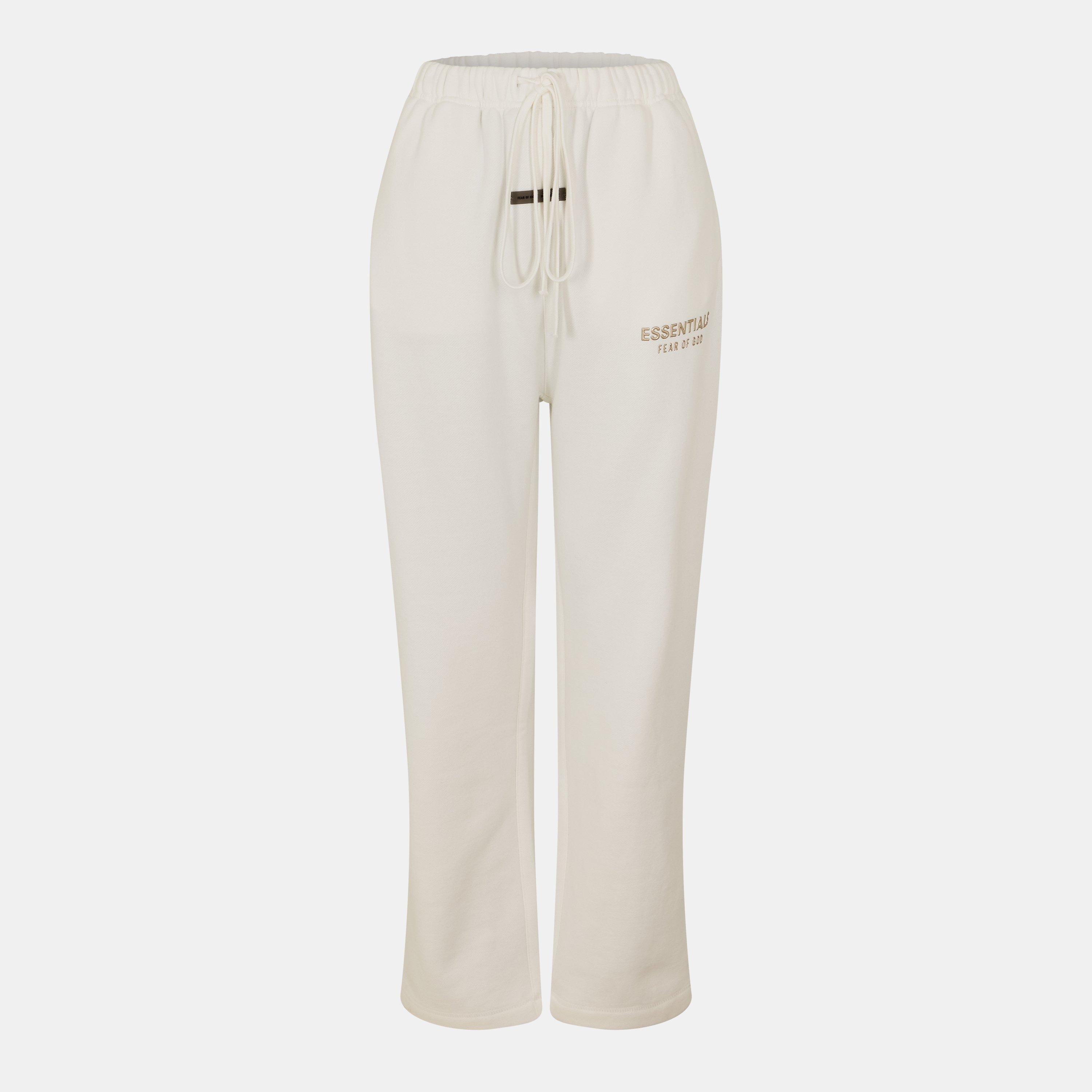 Fear Of God Essentials Women's Open Cuff Fleece Relaxed Fit Joggers ...