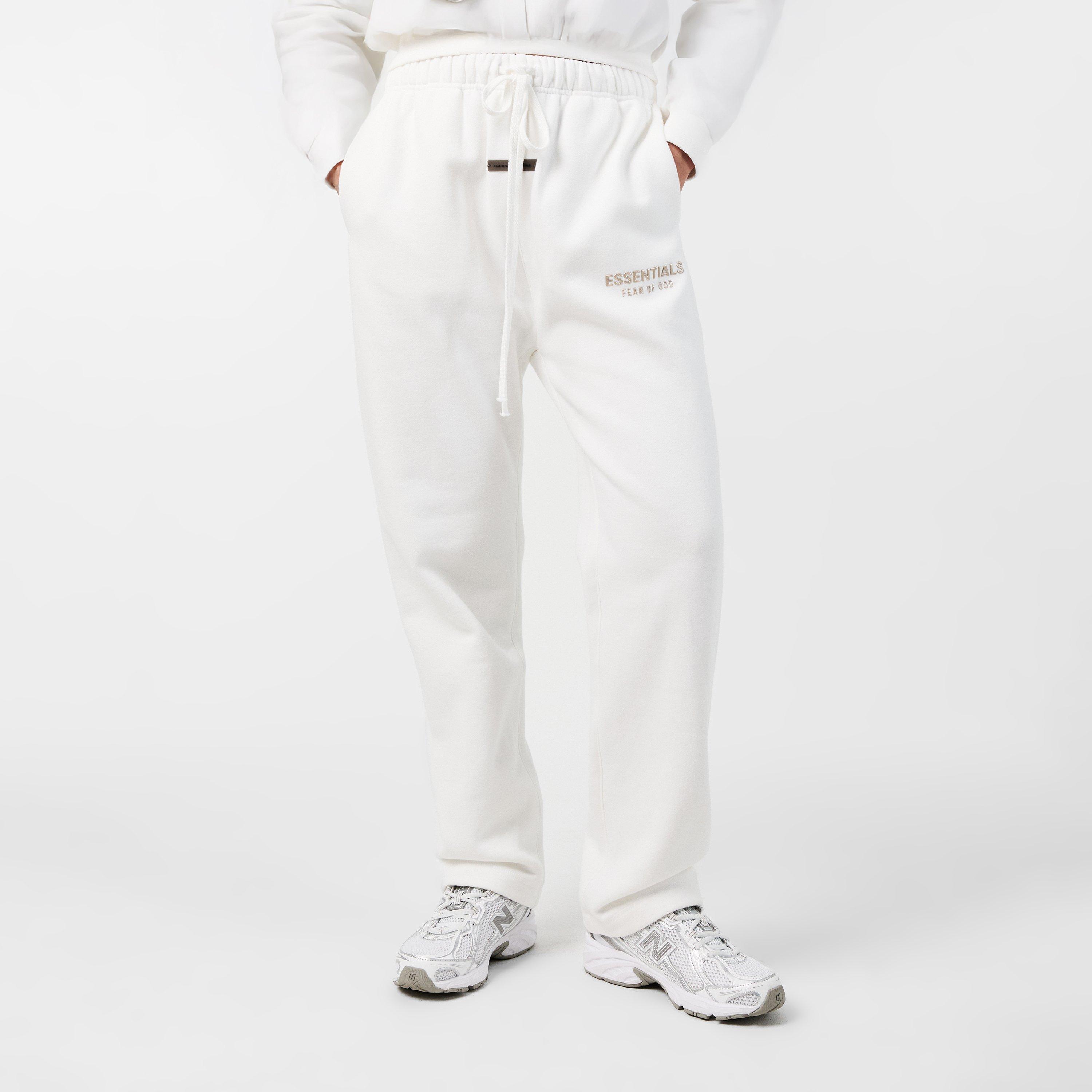 Cloud White - Fear Of God Essentials - Women's Open Hem Jogging Bottoms - 3