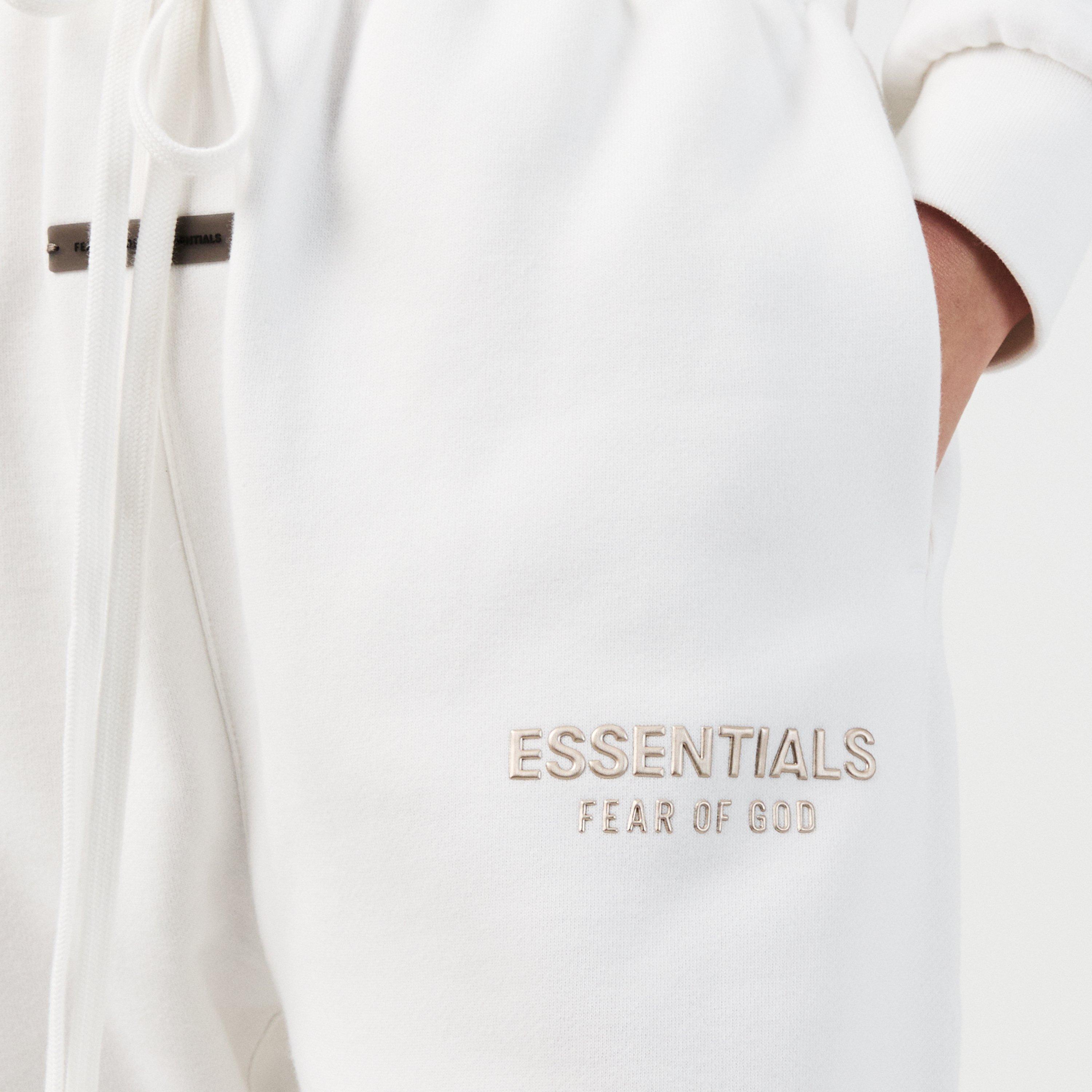 Cloud White - Fear Of God Essentials - Women's Open Hem Jogging Bottoms - 5