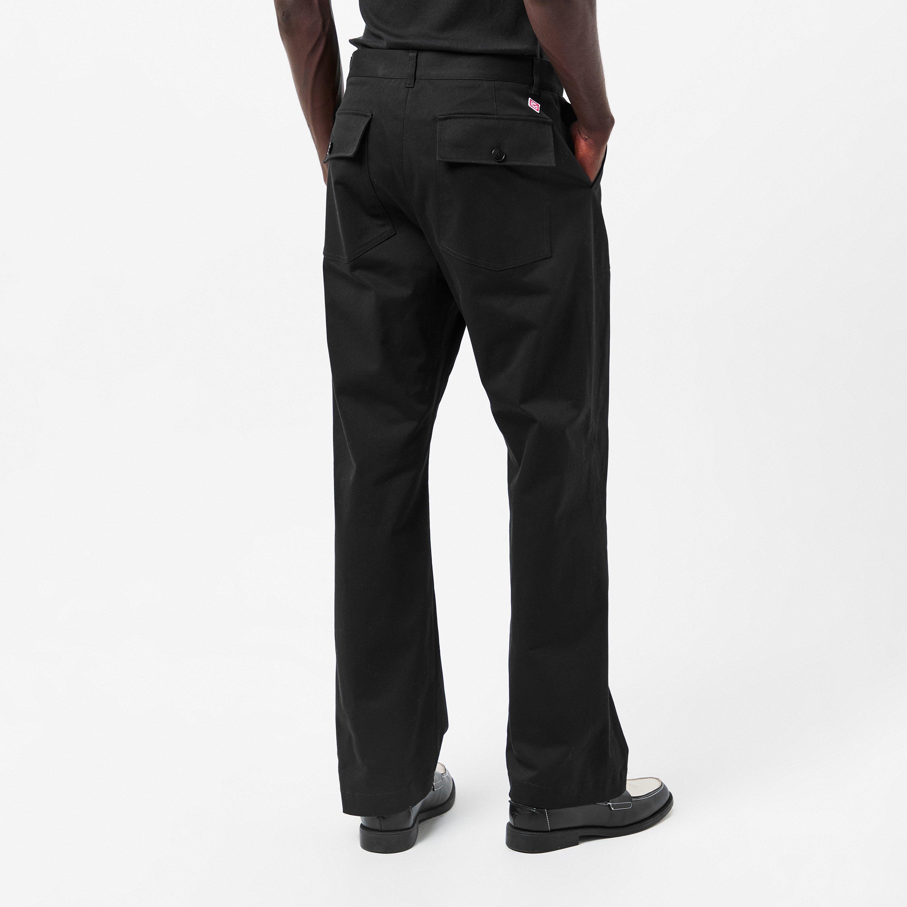 Black - Casablanca - Men's Relax Wide Leg Trousers - 4