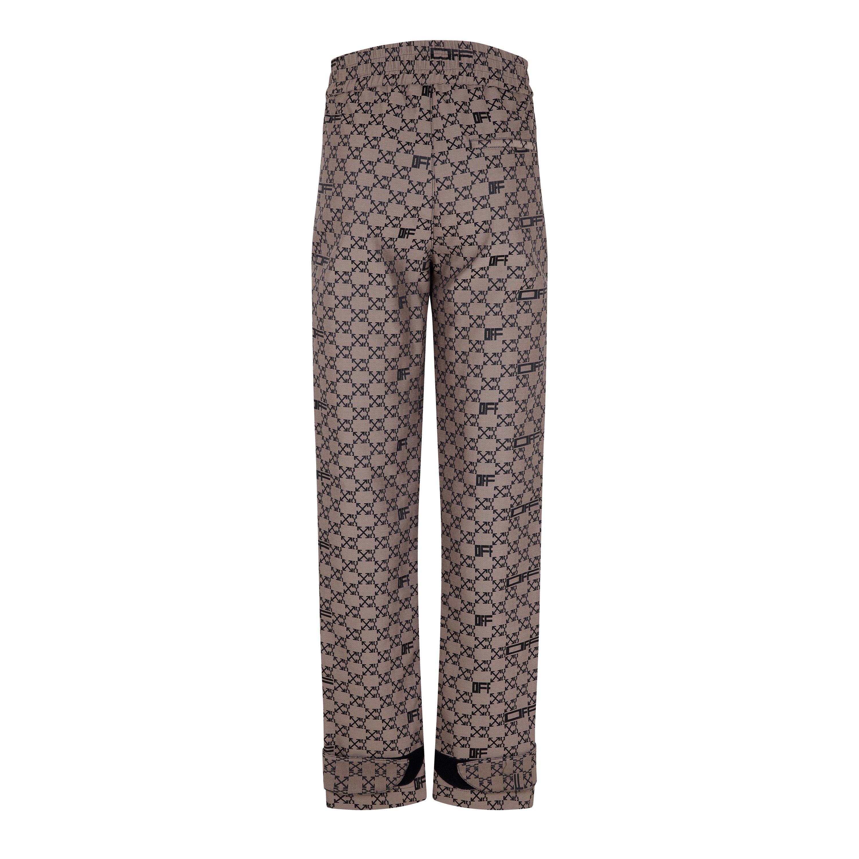 Off White | Monogram Tracksuit Bottoms | Open Hem Fleece Jogging ...