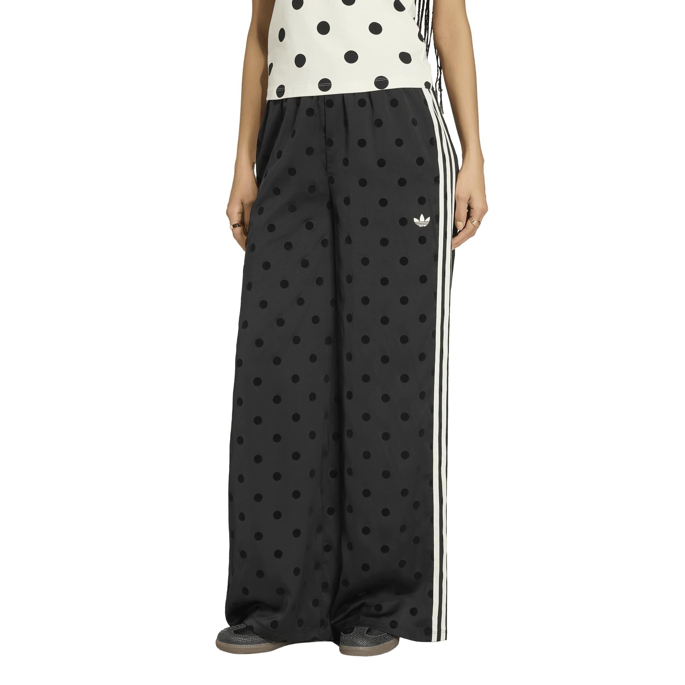 Black/Black - adidas Originals - Women's Polka Dot Relaxed-Fit Joggers - 2