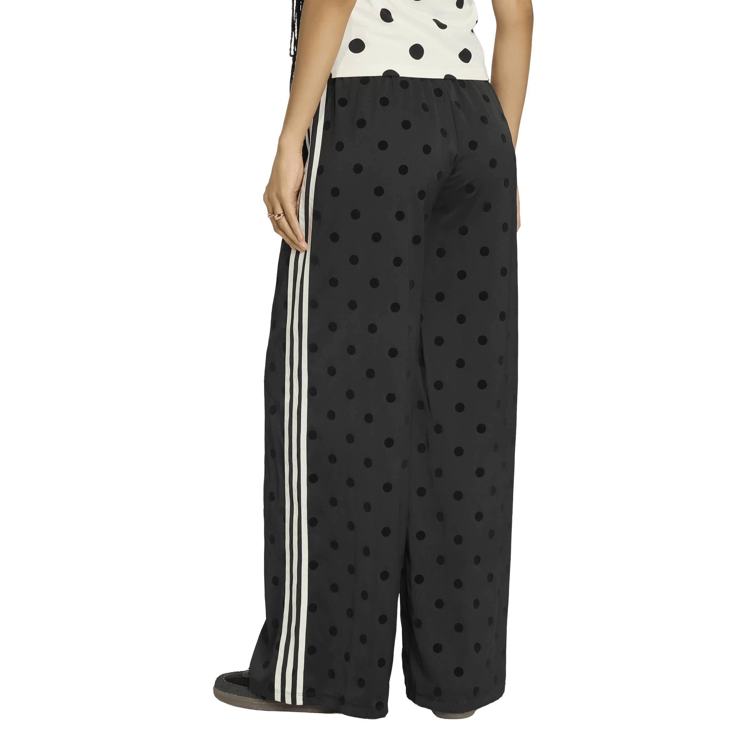 Black/Black - adidas Originals - Women's Polka Dot Relaxed-Fit Joggers - 3
