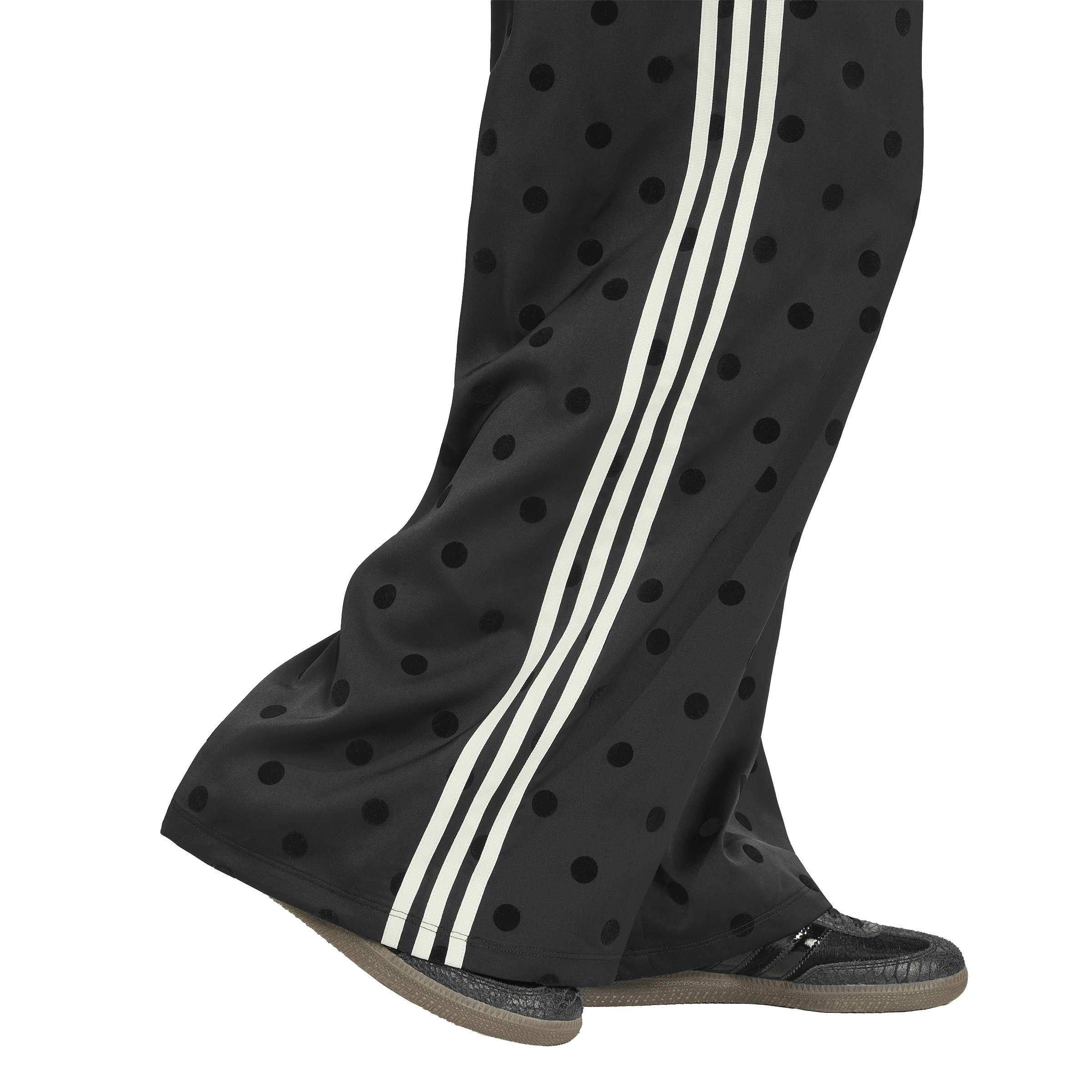 Black/Black - adidas Originals - Women's Polka Dot Relaxed-Fit Joggers - 5