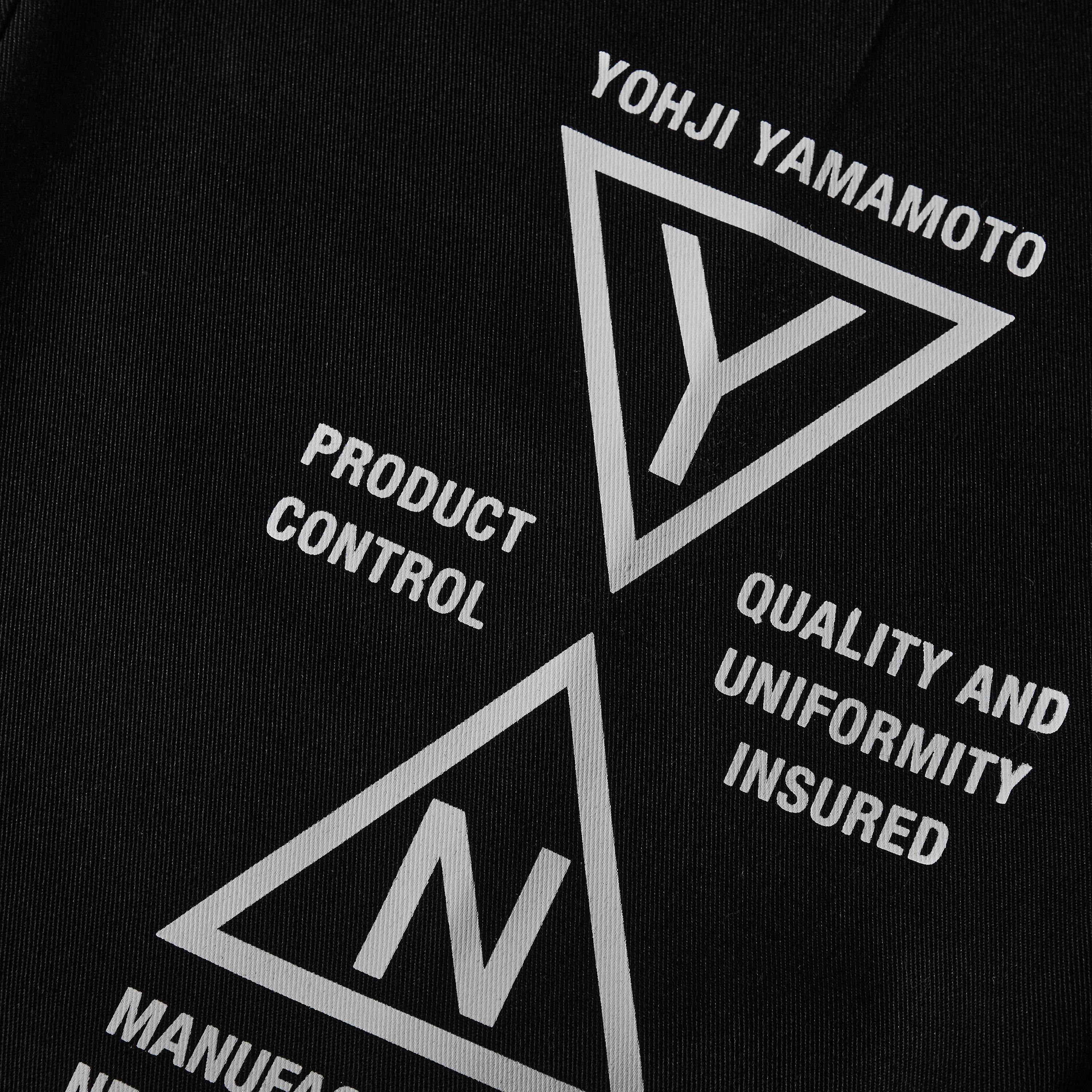 Black - Yohji Yamamoto - Men's Neighbourhood Work Wide Leg Trousers - 5