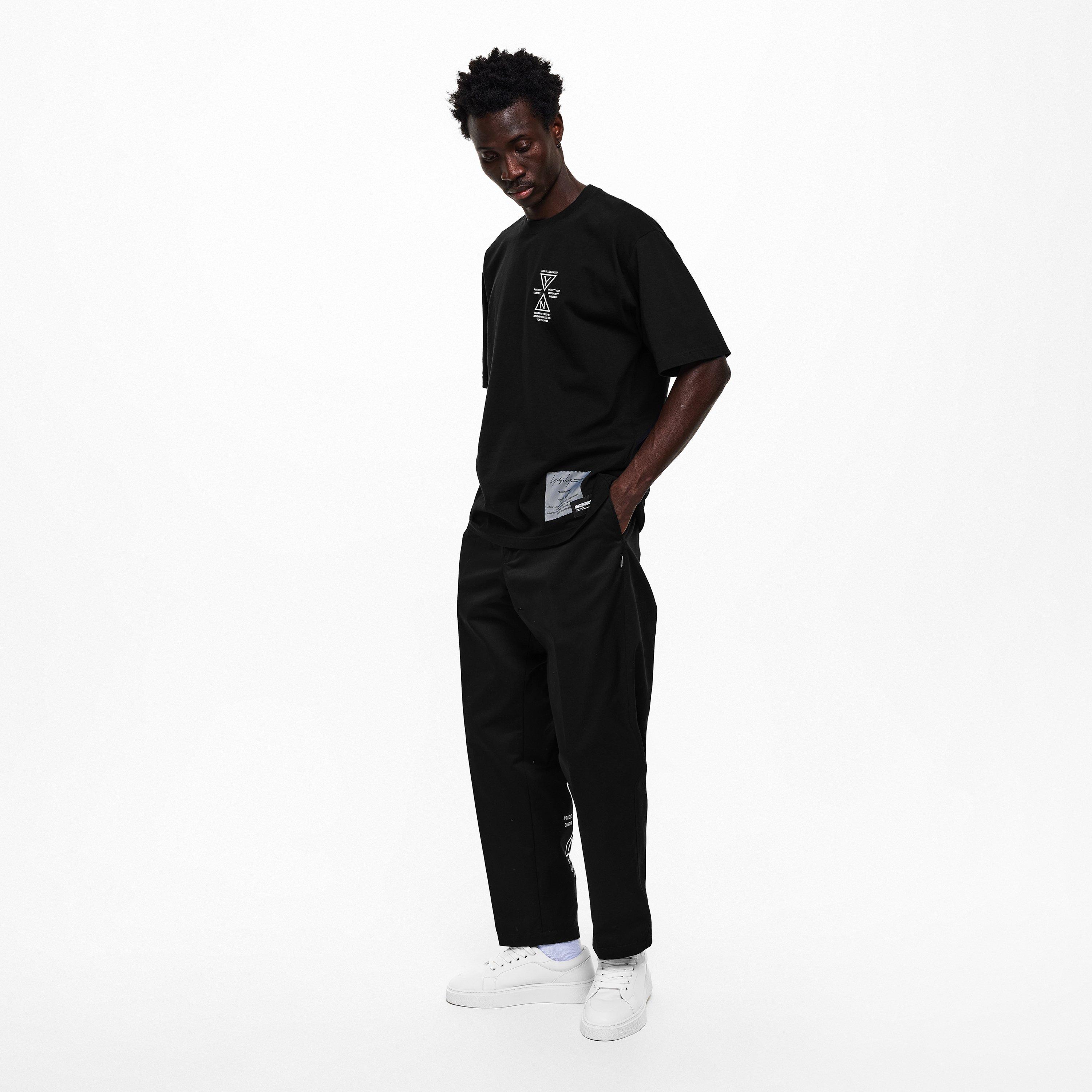 Black - Yohji Yamamoto - Men's Neighbourhood Work Wide Leg Trousers - 6