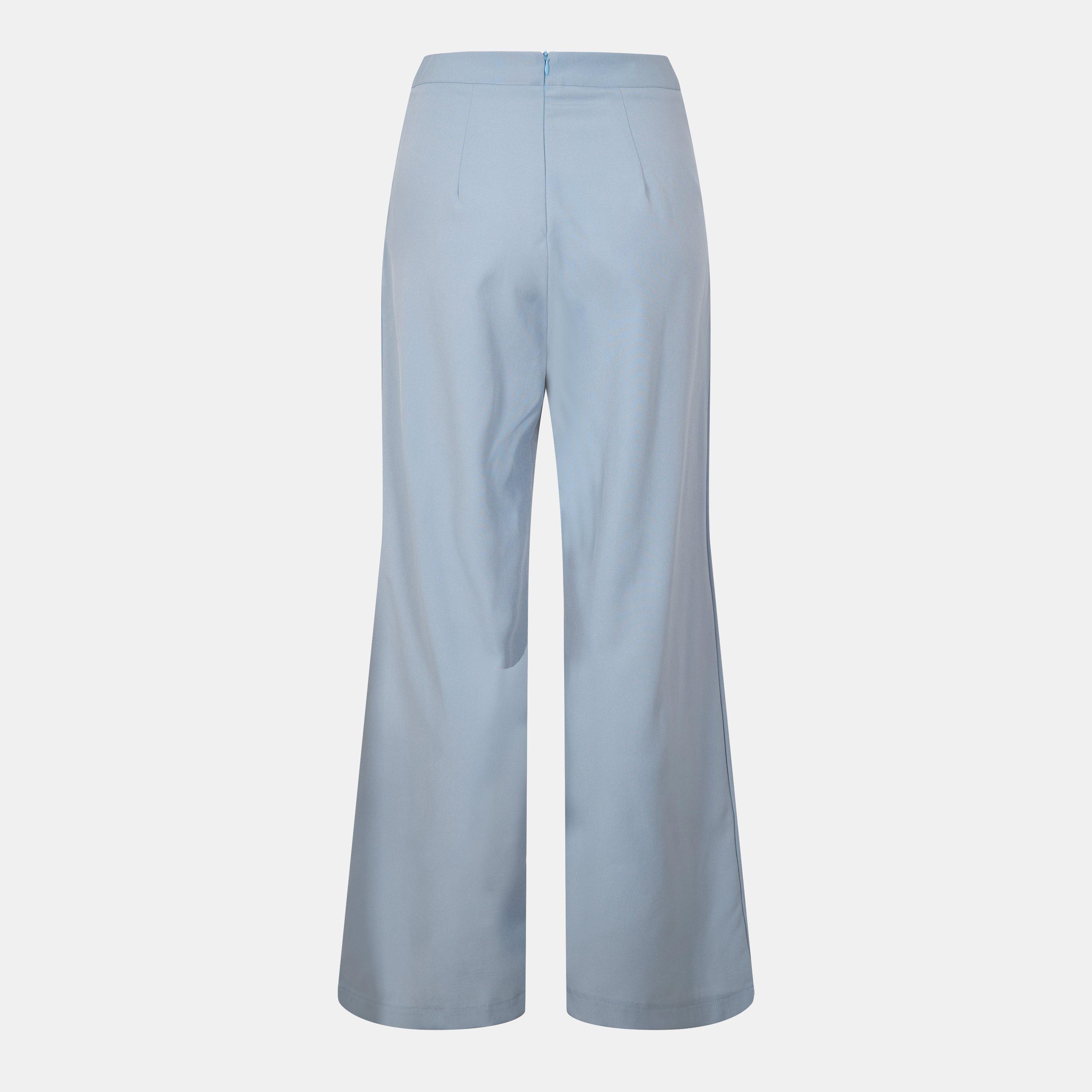 Cinzento - Missy Empire - Pleat Detail Wide Leg Trouser Co-ord - 2