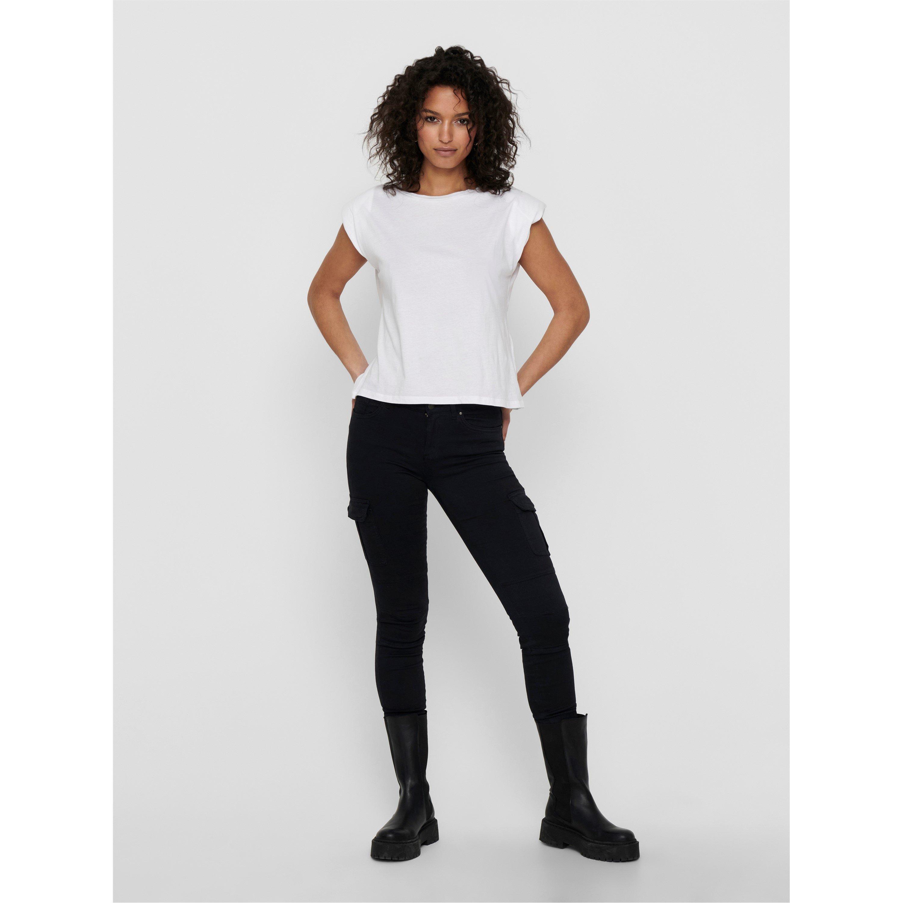 Crna - Only - Cargo Trousers - 2