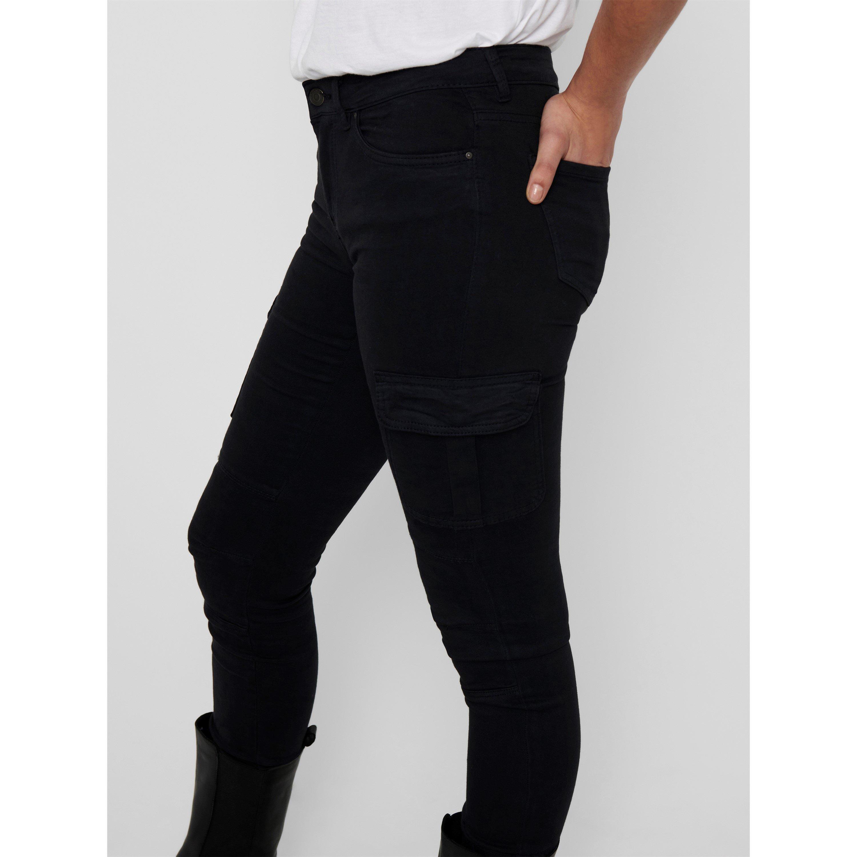 Crna - Only - Cargo Trousers - 4