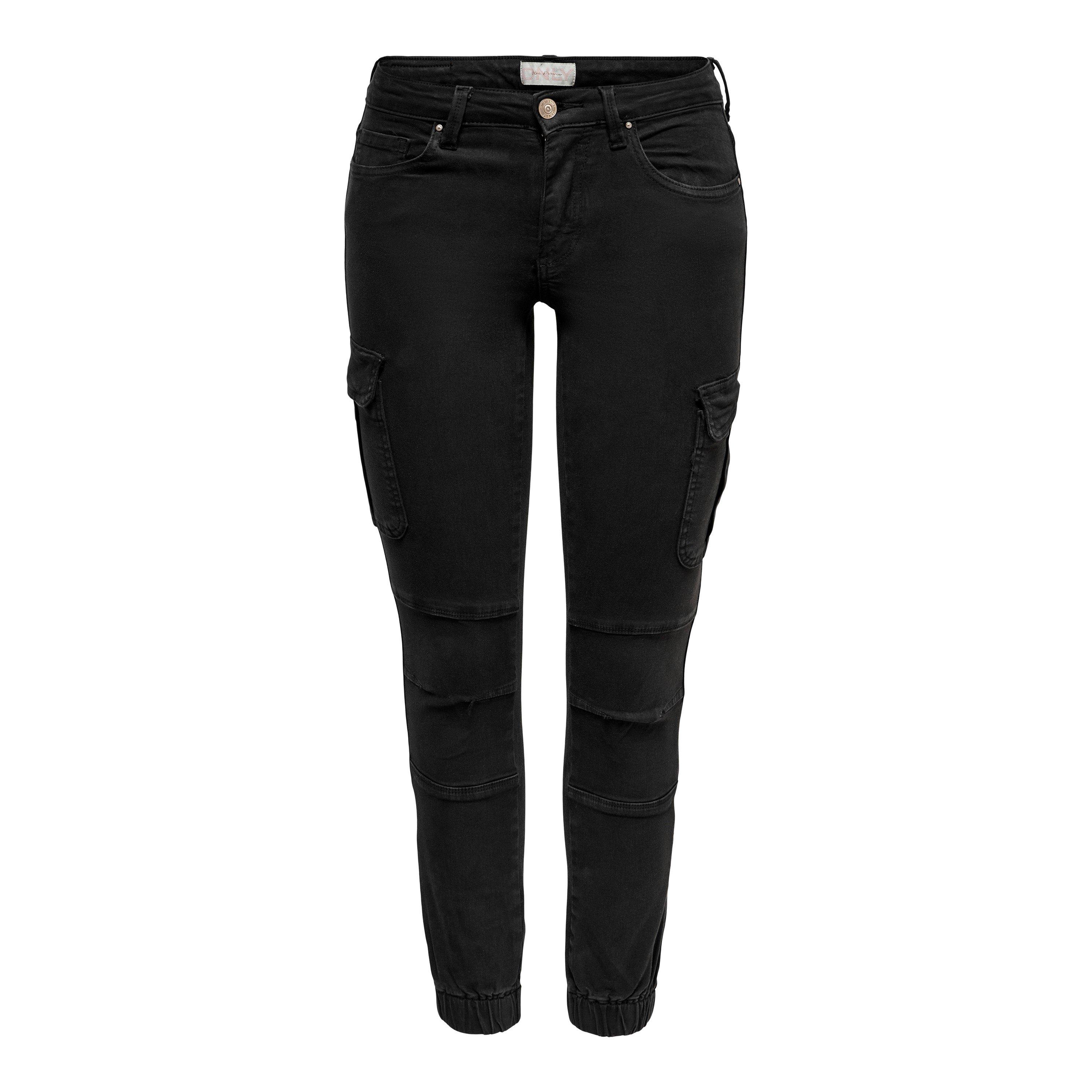Crna - Only - Cargo Trousers - 6