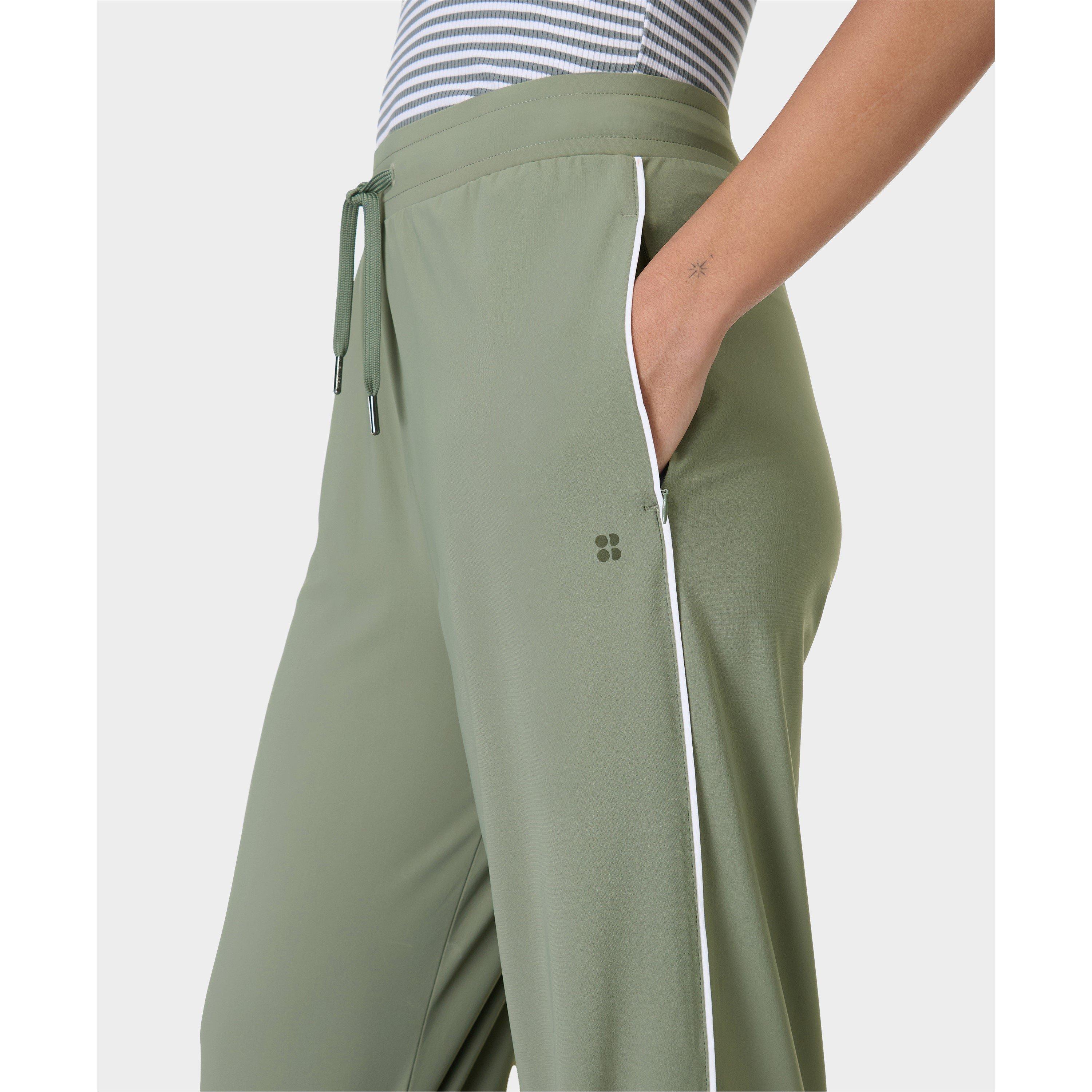 willow green - Sweaty Betty - Women's Explorer Wide Leg Trousers - 5