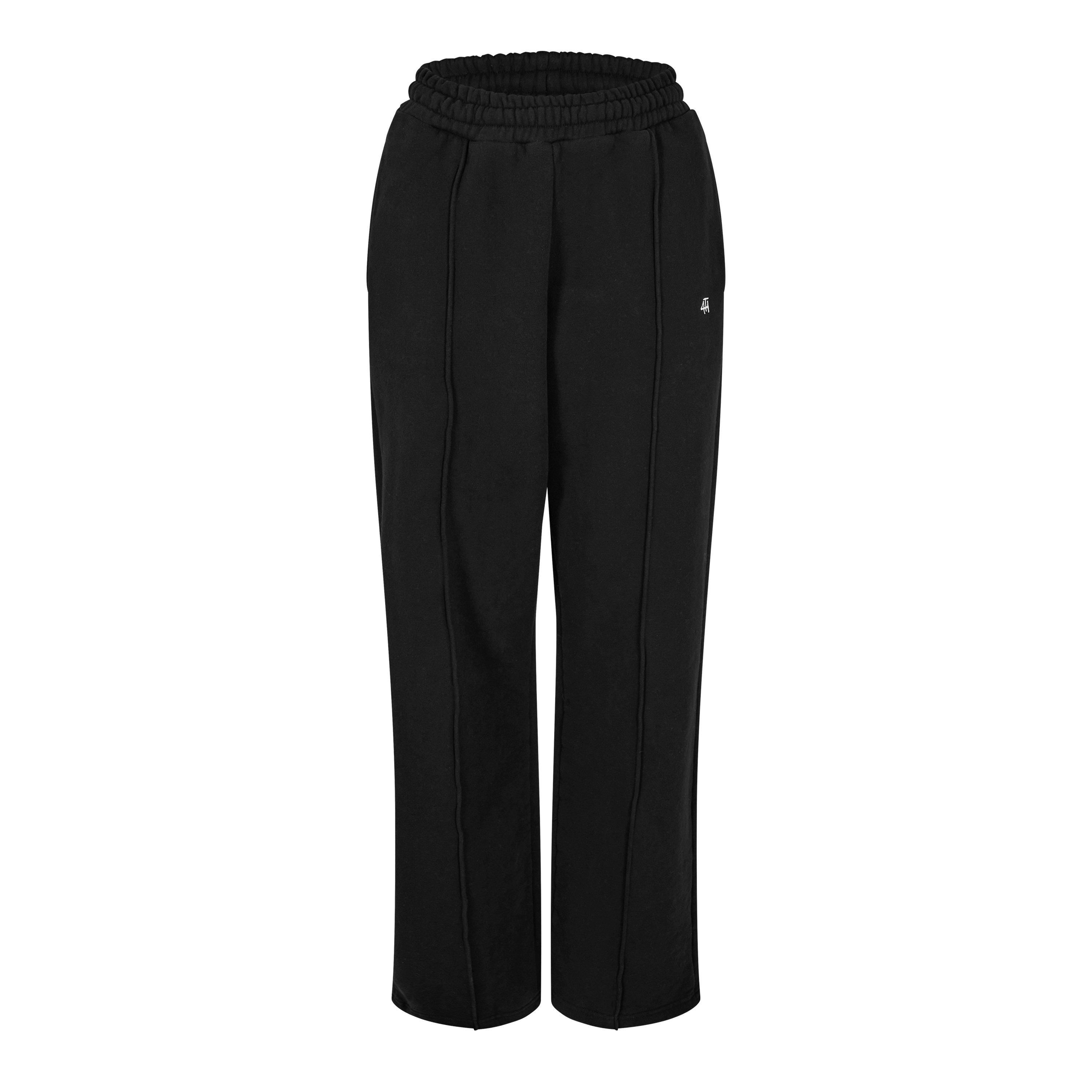4Th And Reckless Women's Wide Leg Trousers - Black - 12 (M)