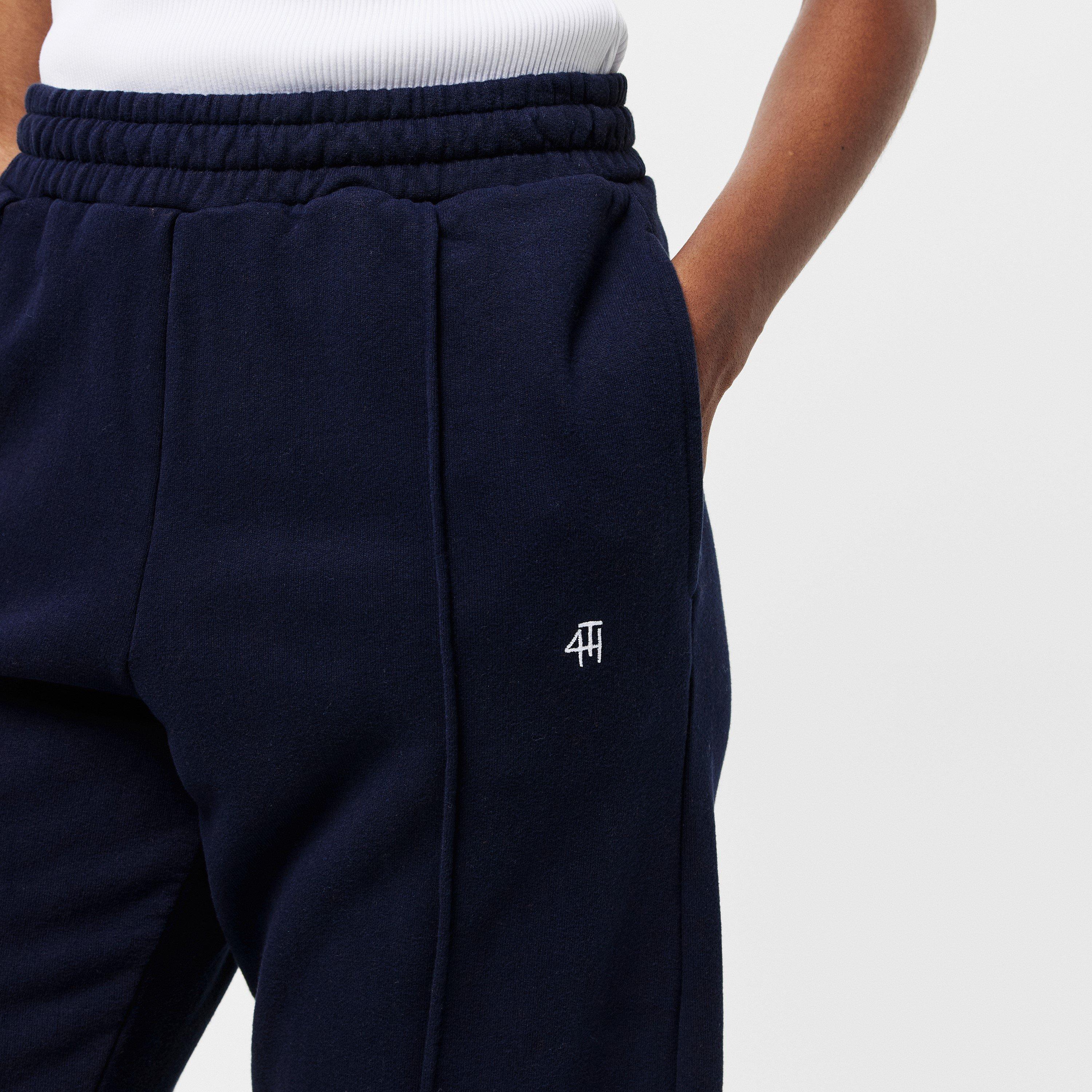 Navy - 4th and Reckless - Women's Wide Leg Trousers - 5