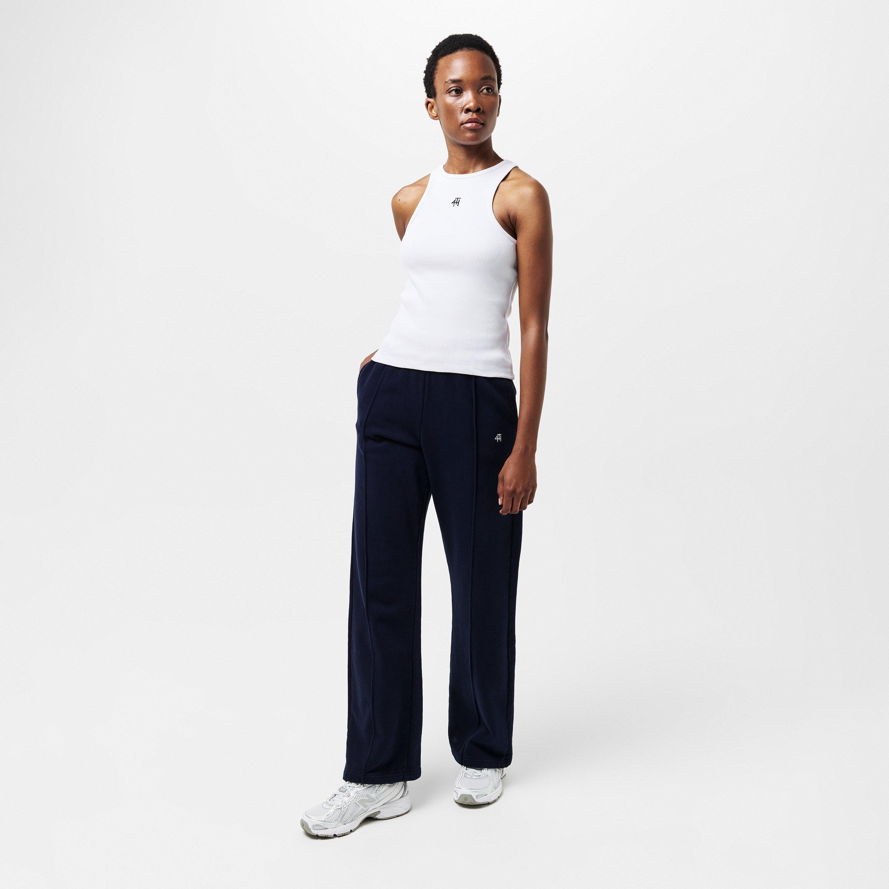 Navy - 4th and Reckless - Women's Wide Leg Trousers - 6