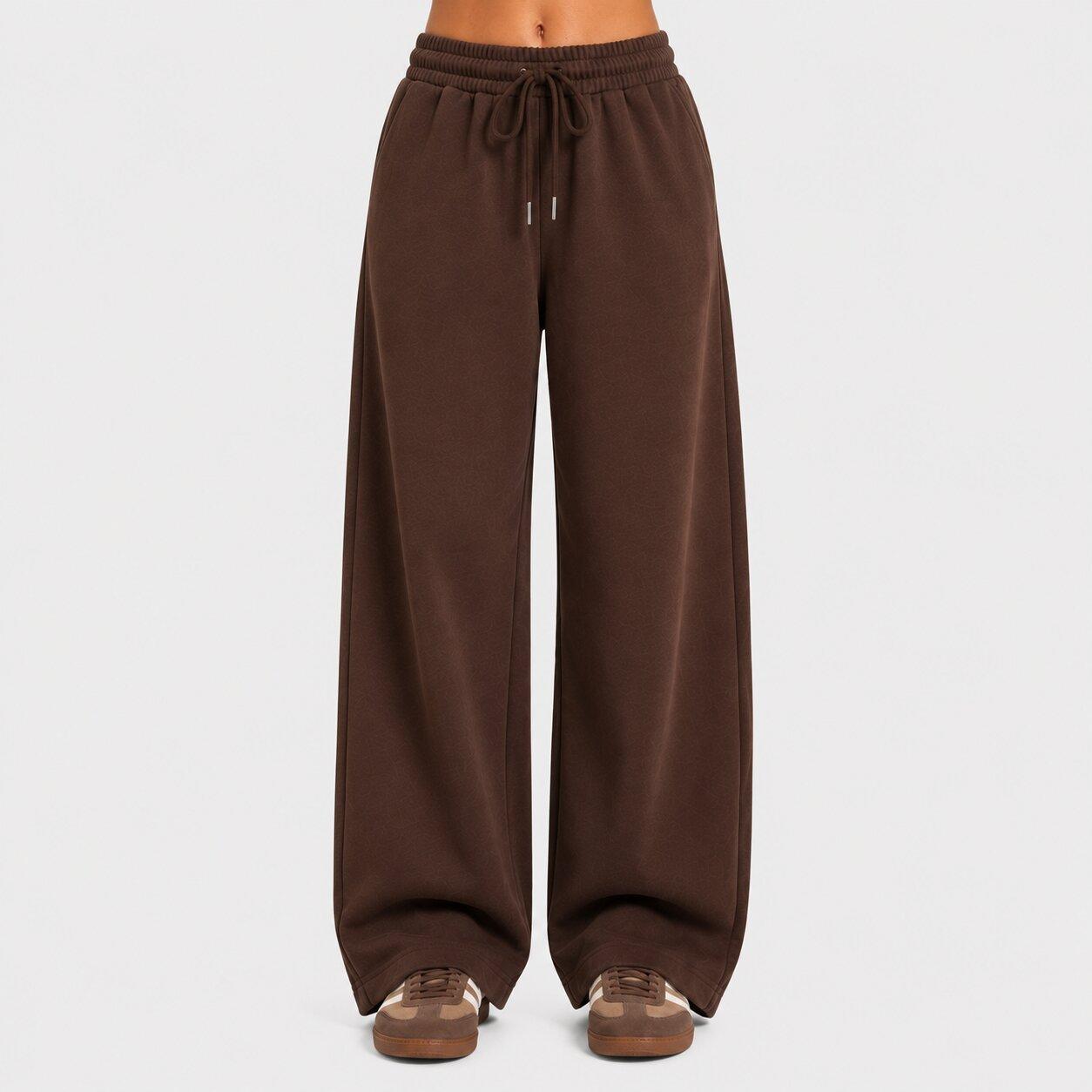 Chocolate - I Saw It First - Womens Barrel Fleece Joggers - 1